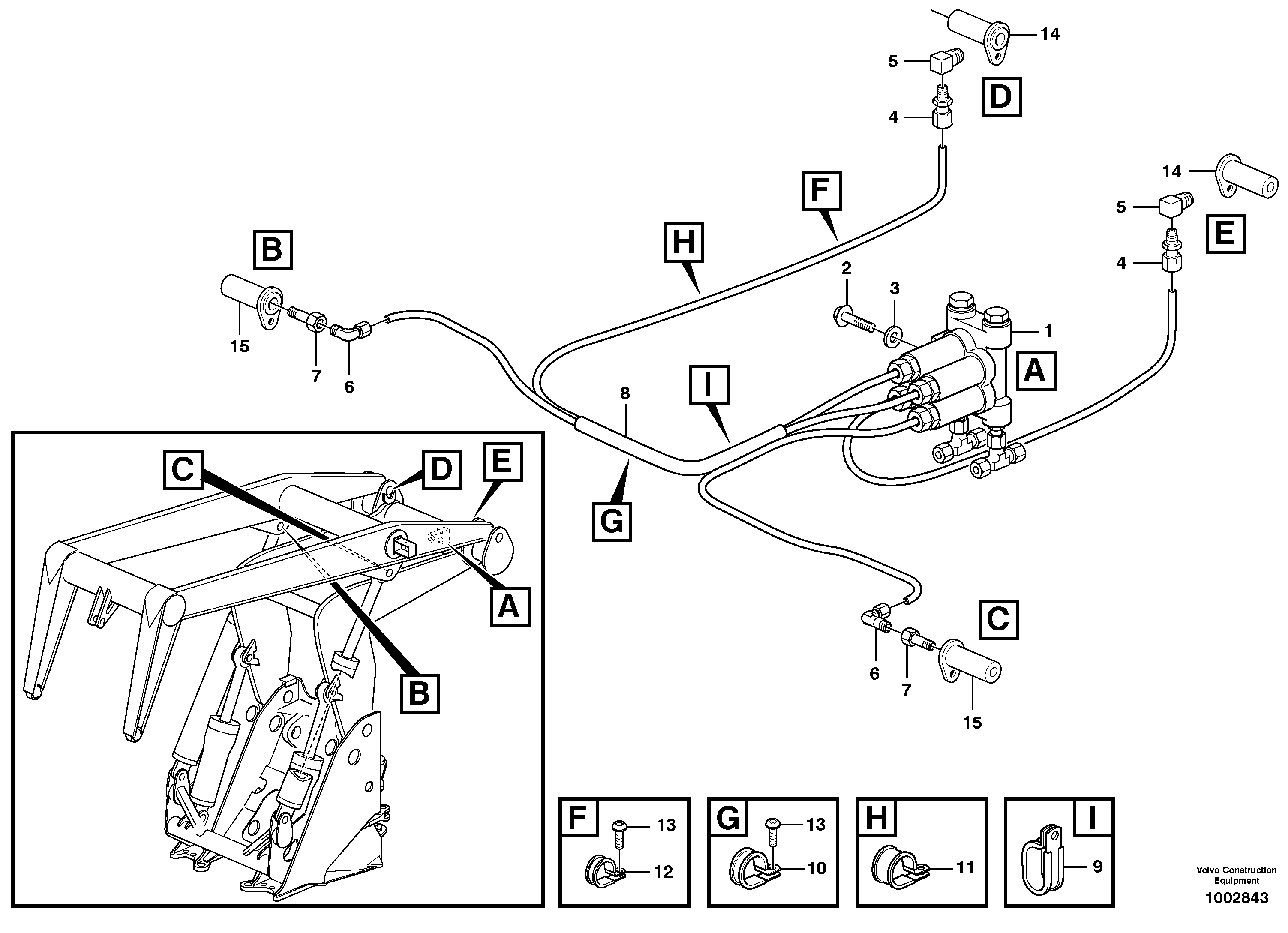 Distribution block, B3 — volvo parts diagram