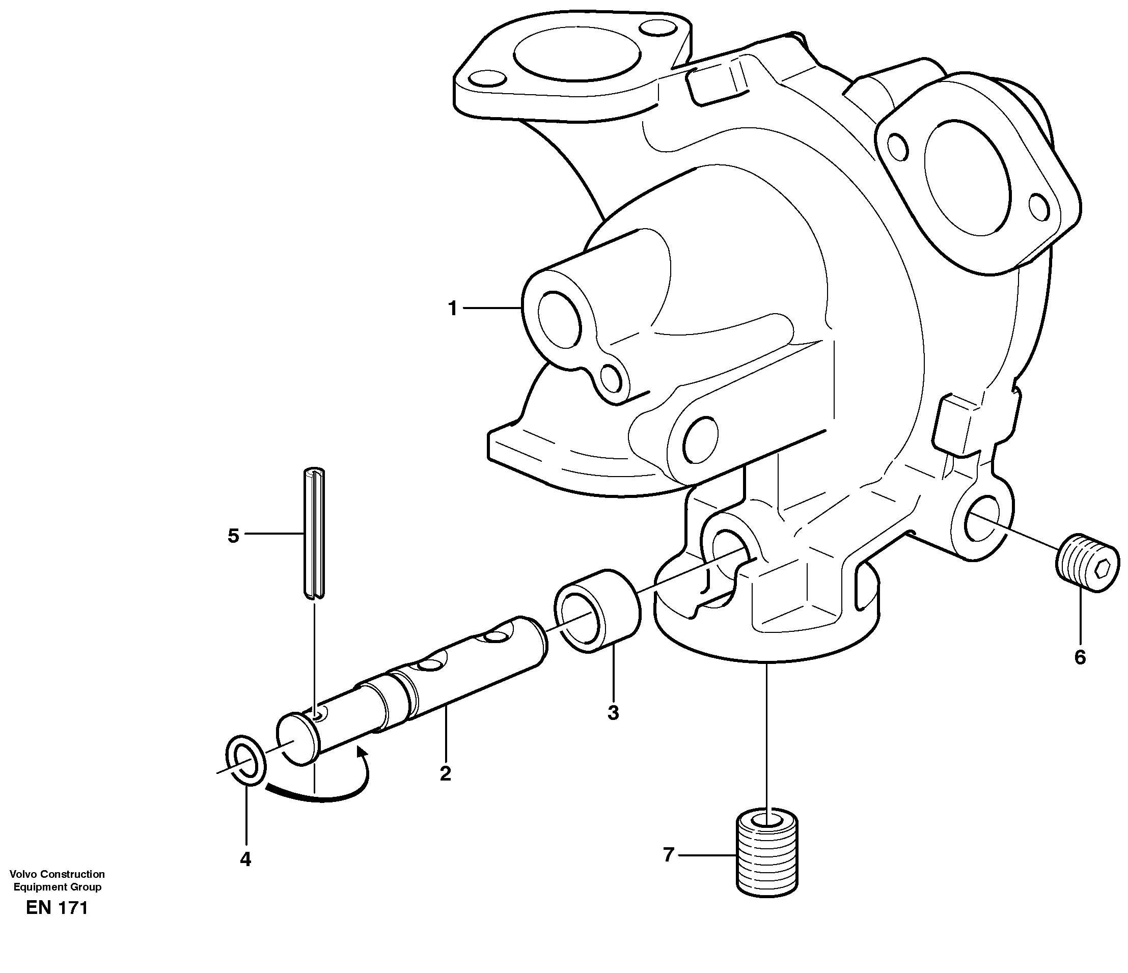 Water pump — volvo parts diagram