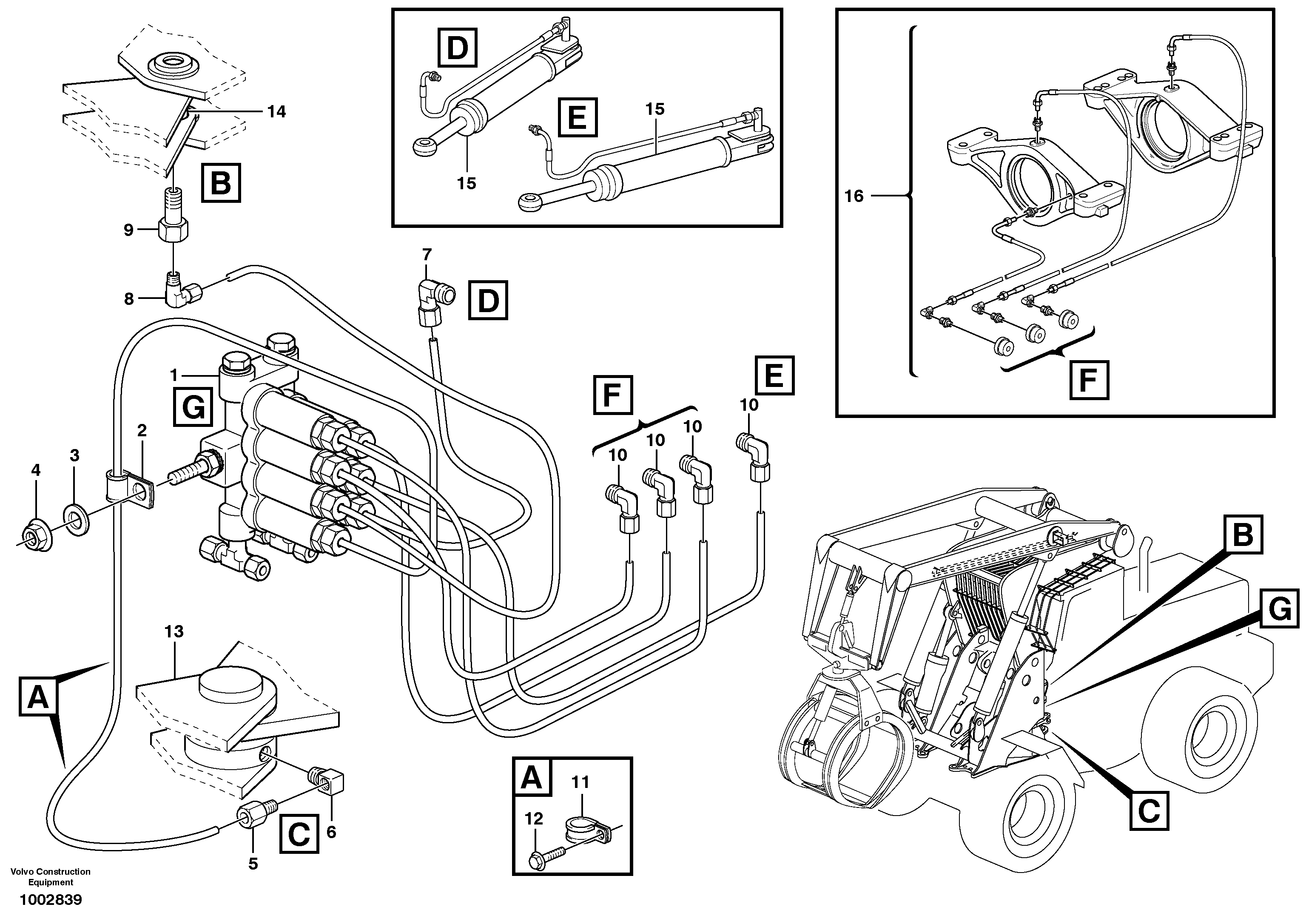 Distribution block, B1 — volvo parts diagram