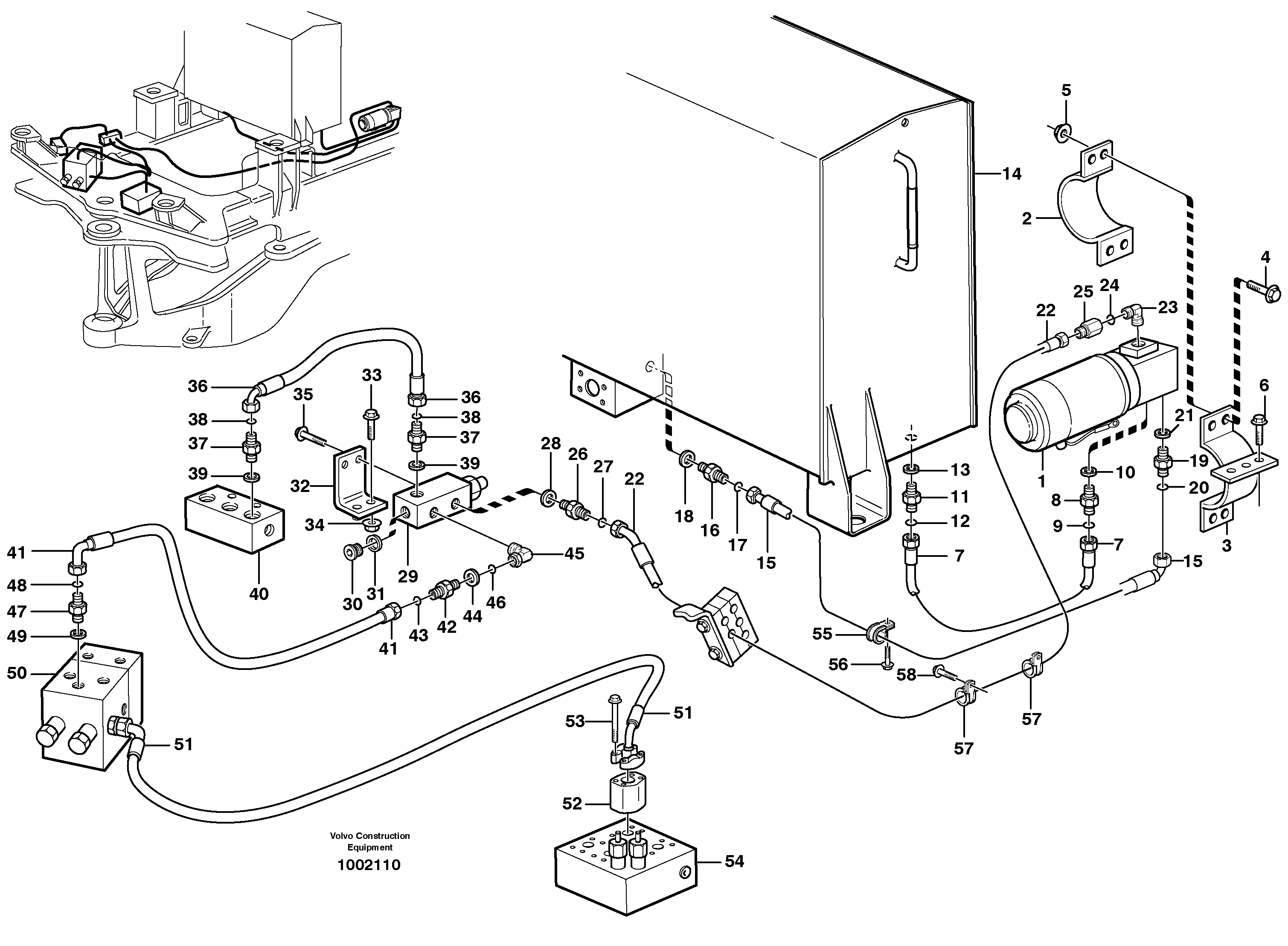 Secondary steering system.  80827,  82324 — volvo parts diagram