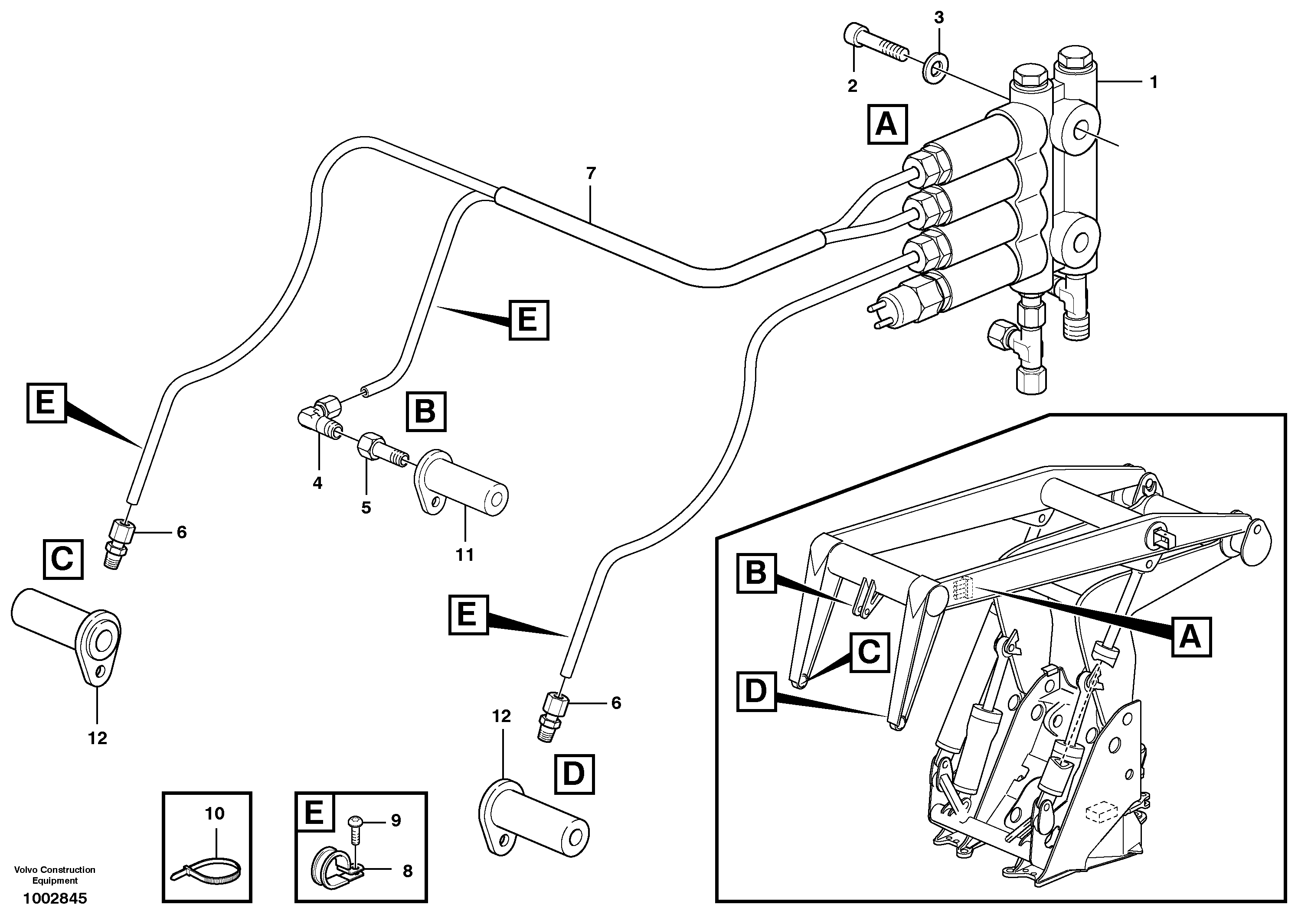 Distribution block, B4 — volvo parts diagram