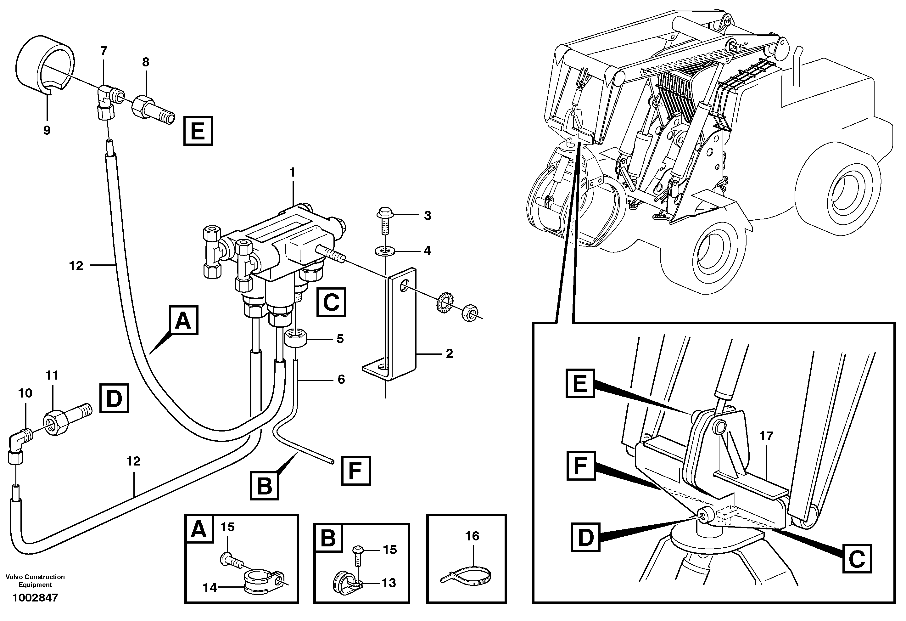 Distribution block, B5 — volvo parts diagram