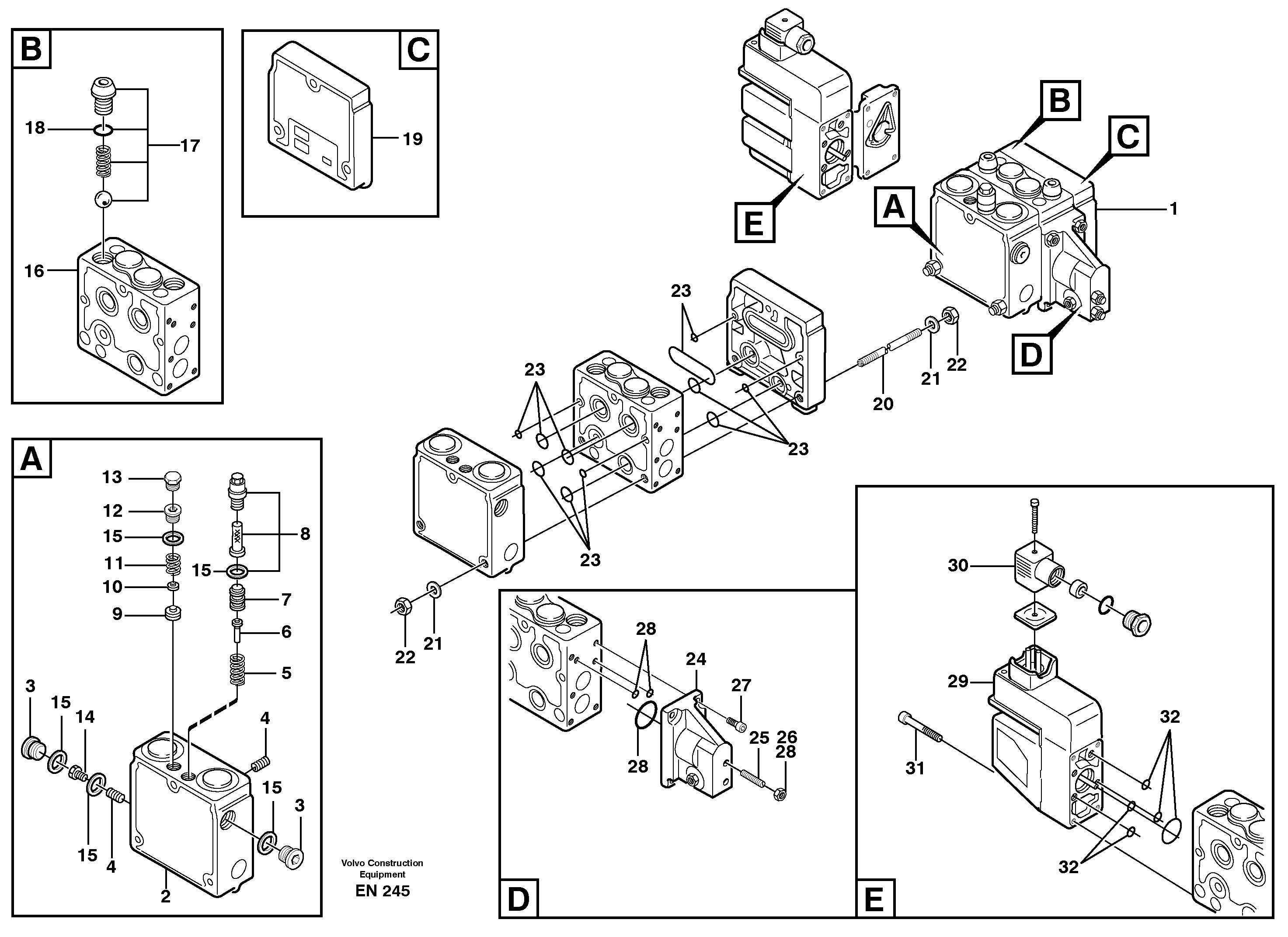 Relief valve. 80266 — volvo parts diagram