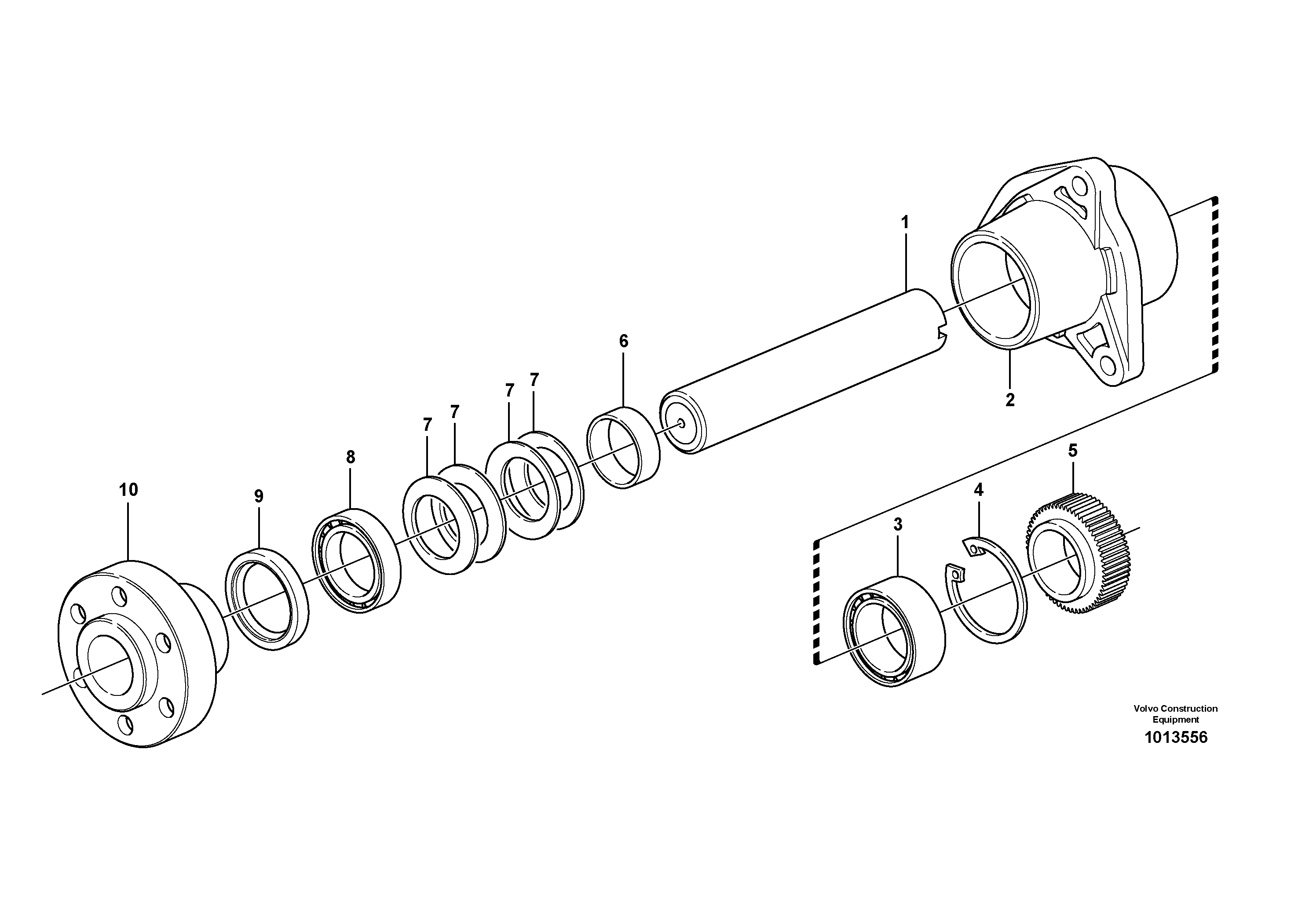 Driving device — volvo parts diagram