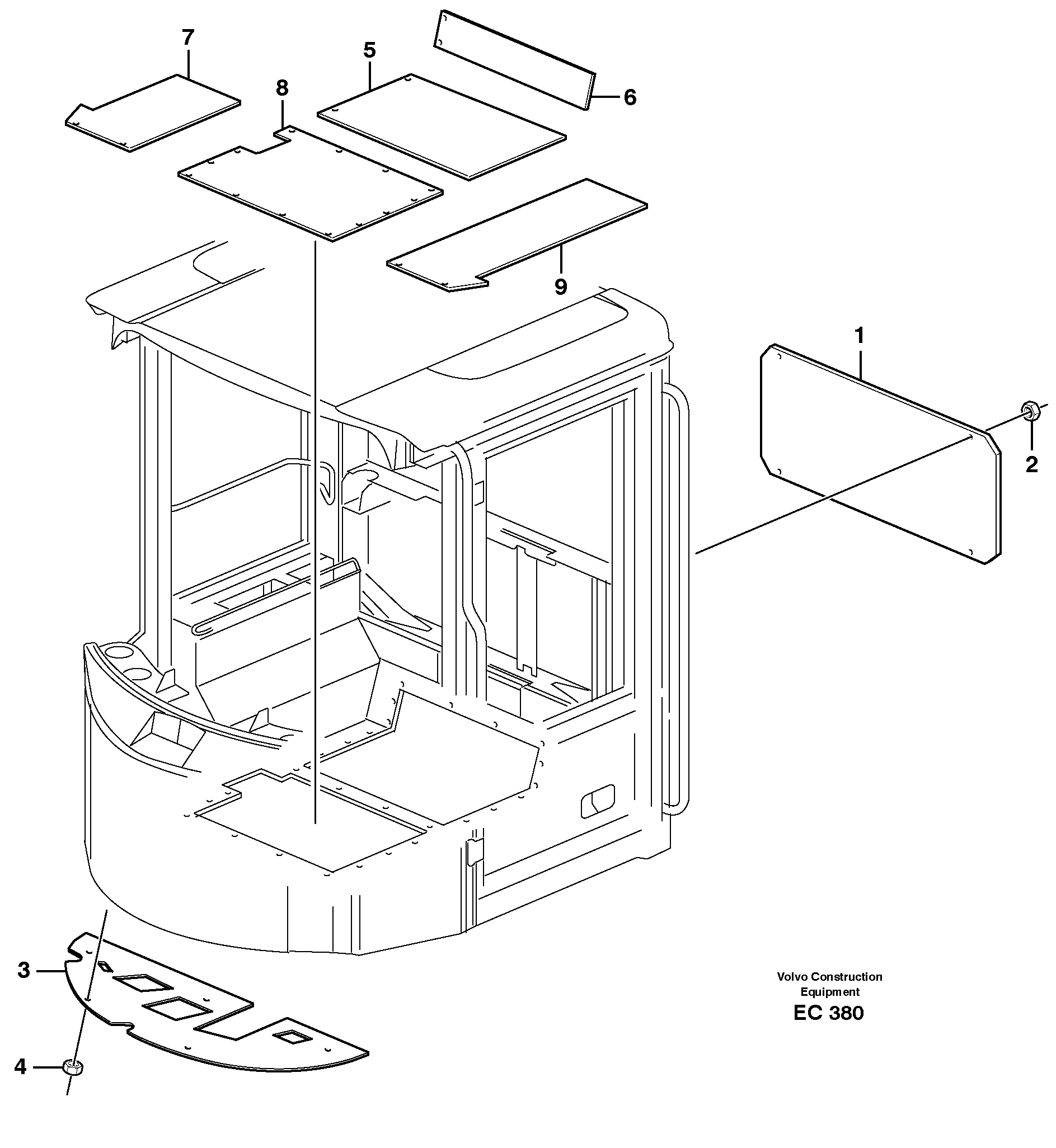 Noise reduction. 80490 — volvo parts diagram