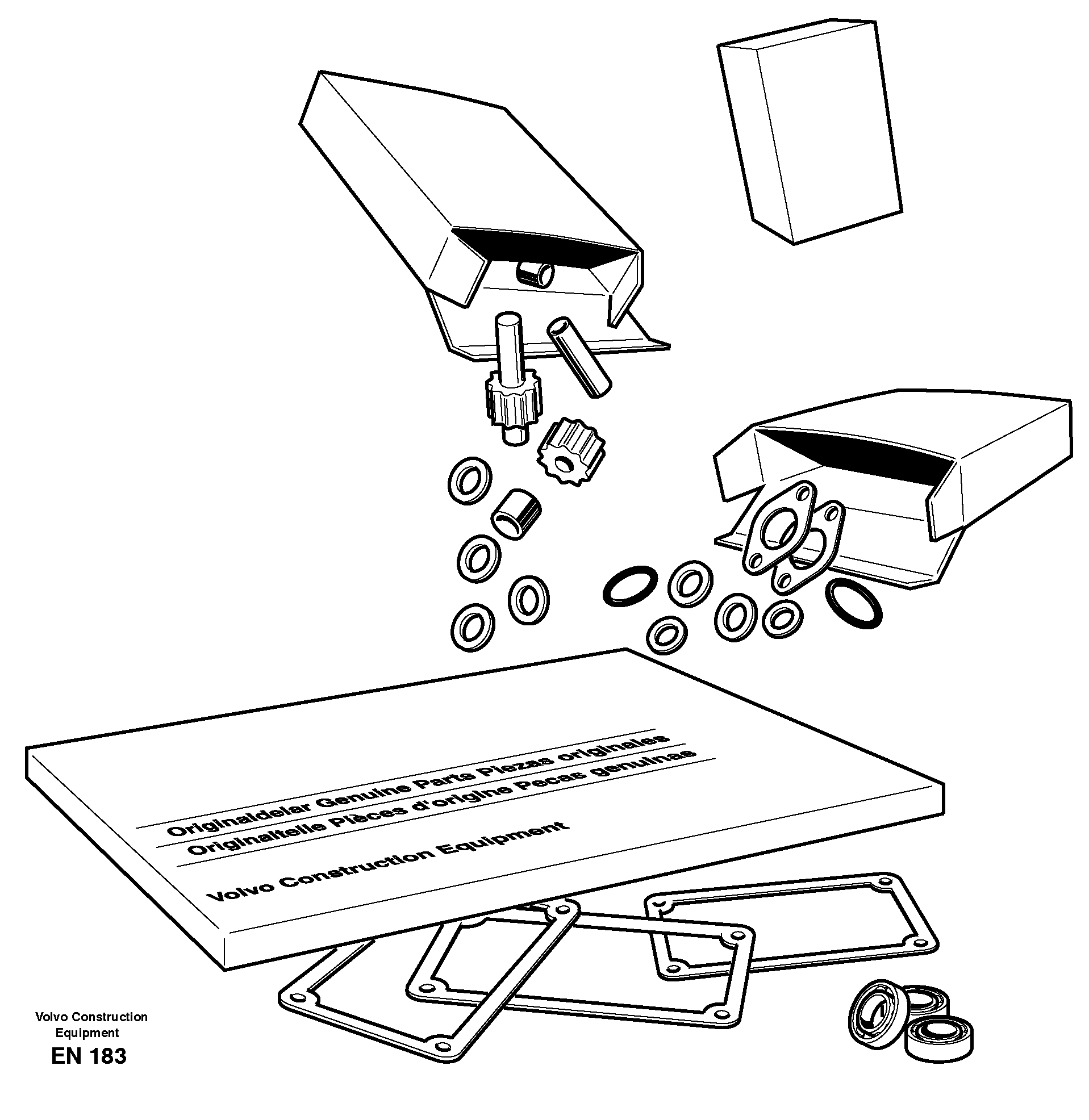 Repair kit for transmission — volvo parts diagram