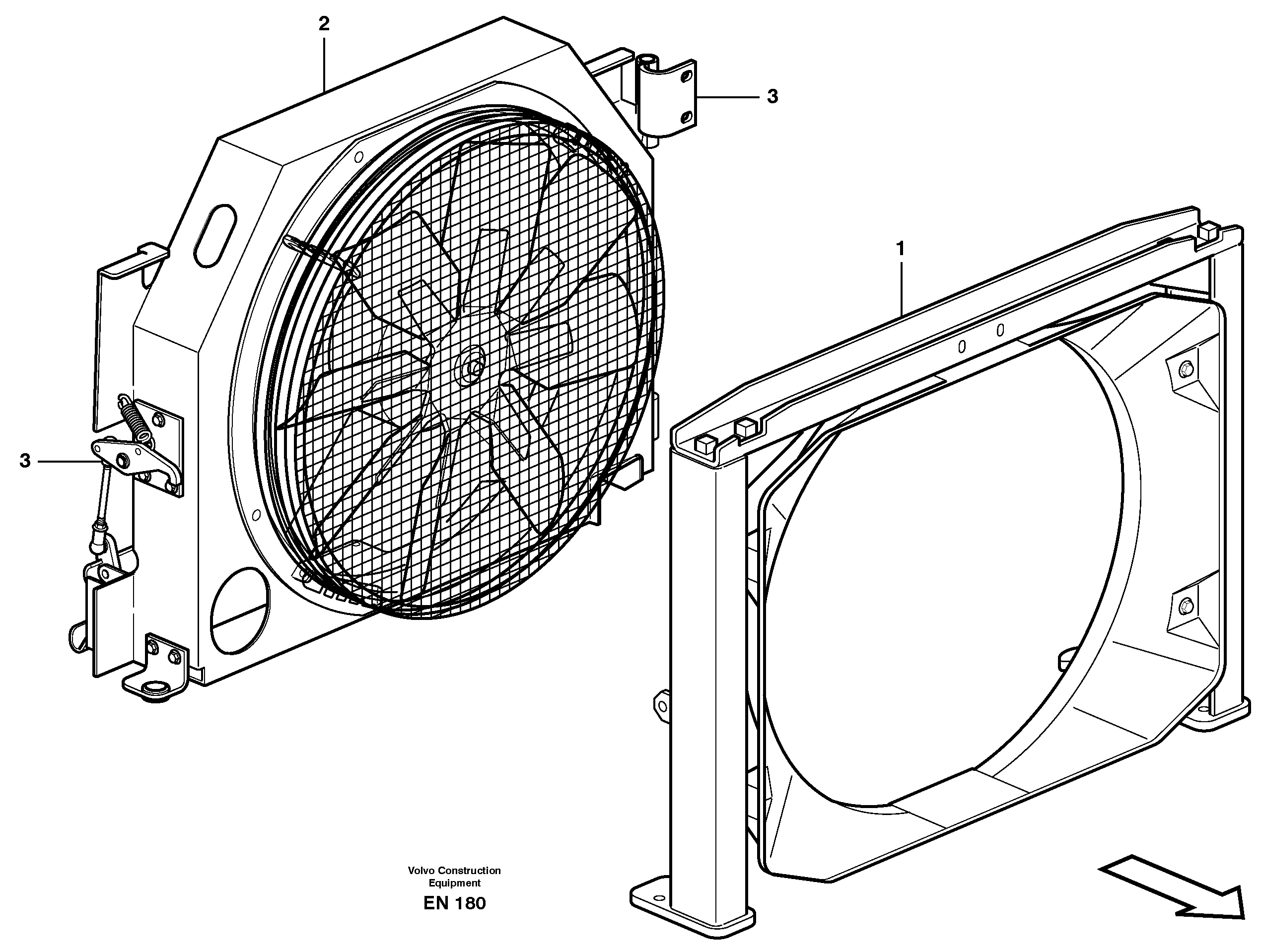 Fan drive — volvo parts diagram