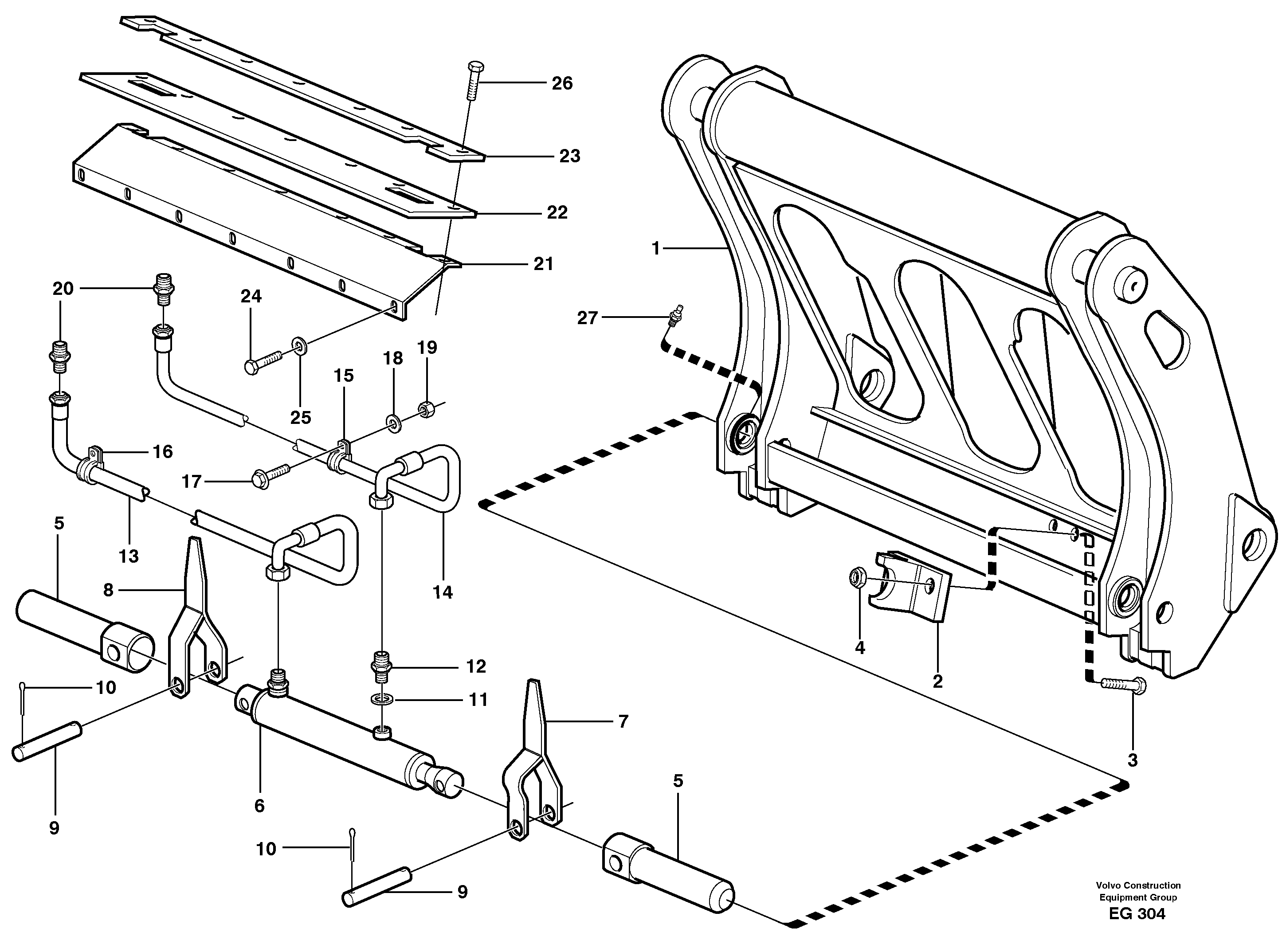 Tool bar.  80010 — volvo parts diagram