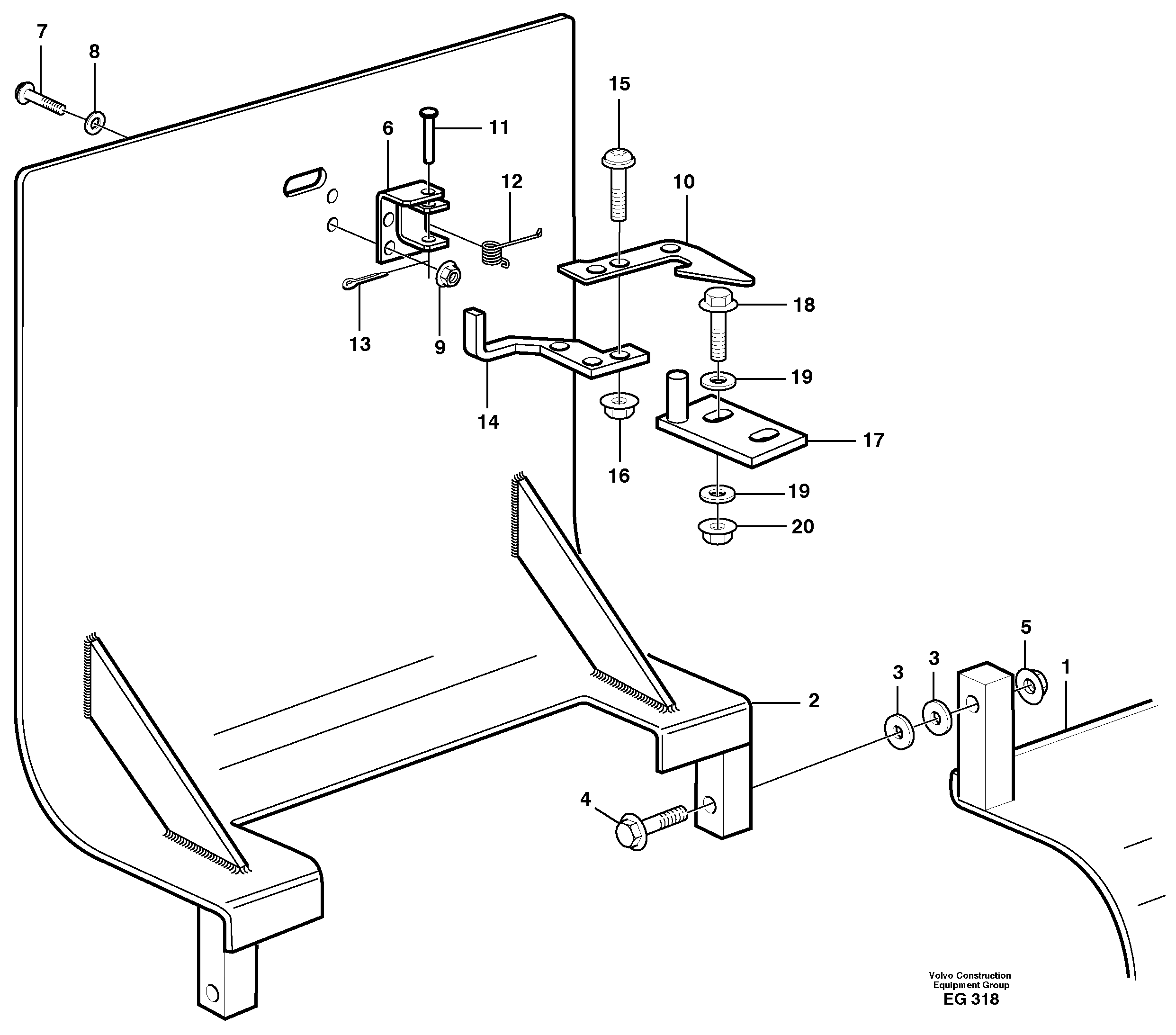 Hatch — volvo parts diagram