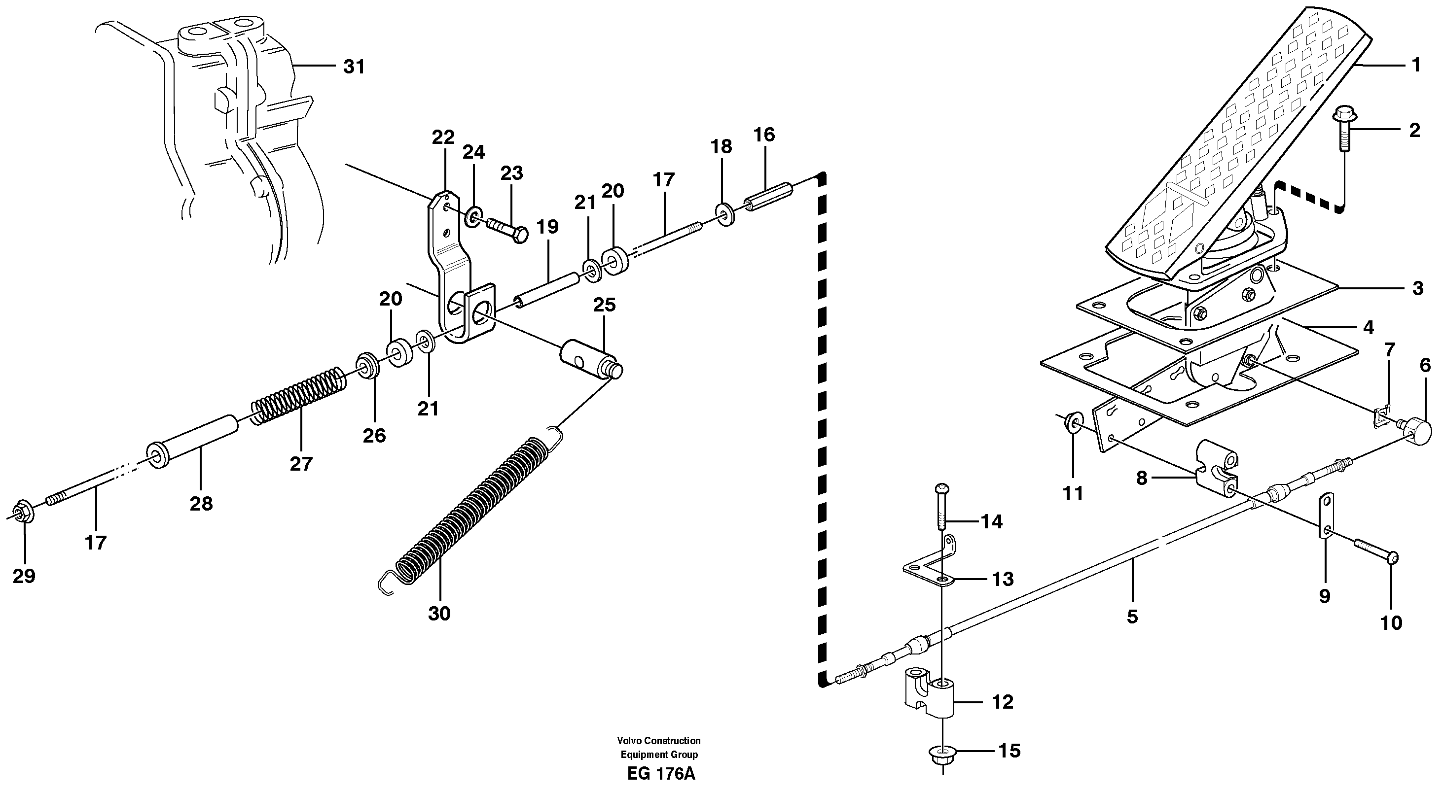 Regulator control — volvo parts diagram
