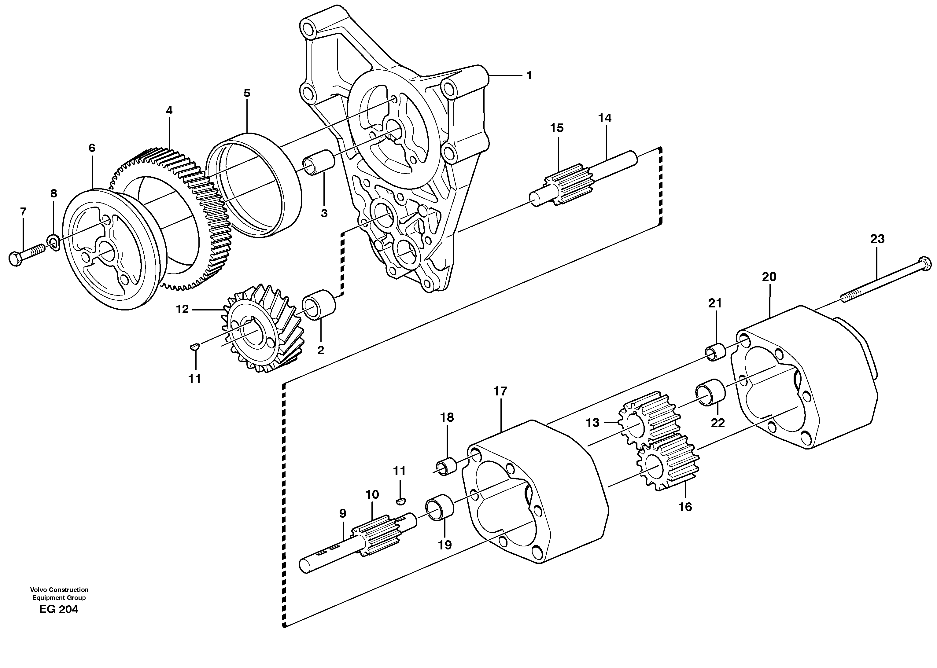 Oil pump — volvo parts diagram