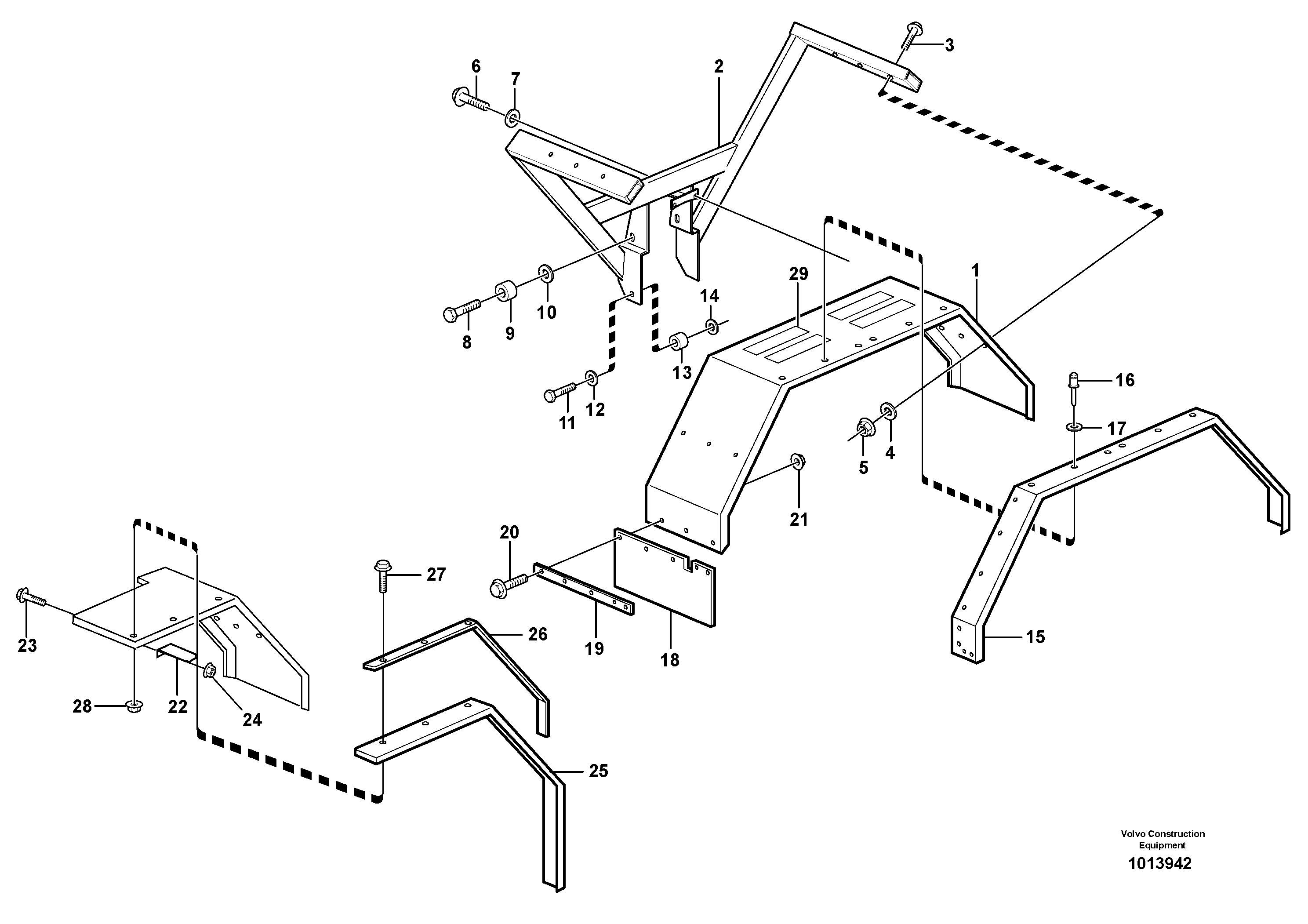 Extended fender.  80248 — volvo parts diagram