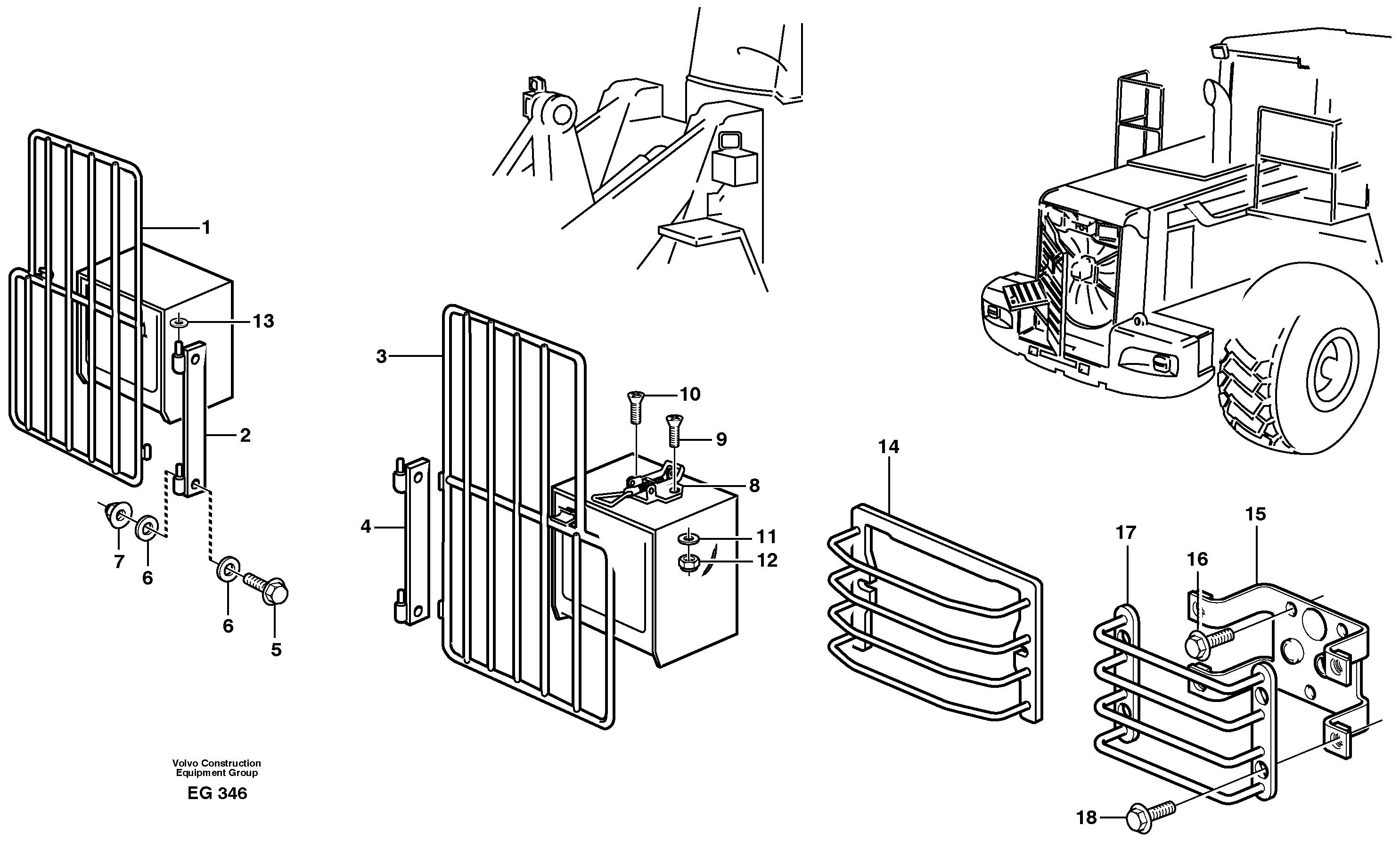 Protection for lighting.  80076,  91585,  93965 — volvo parts diagram