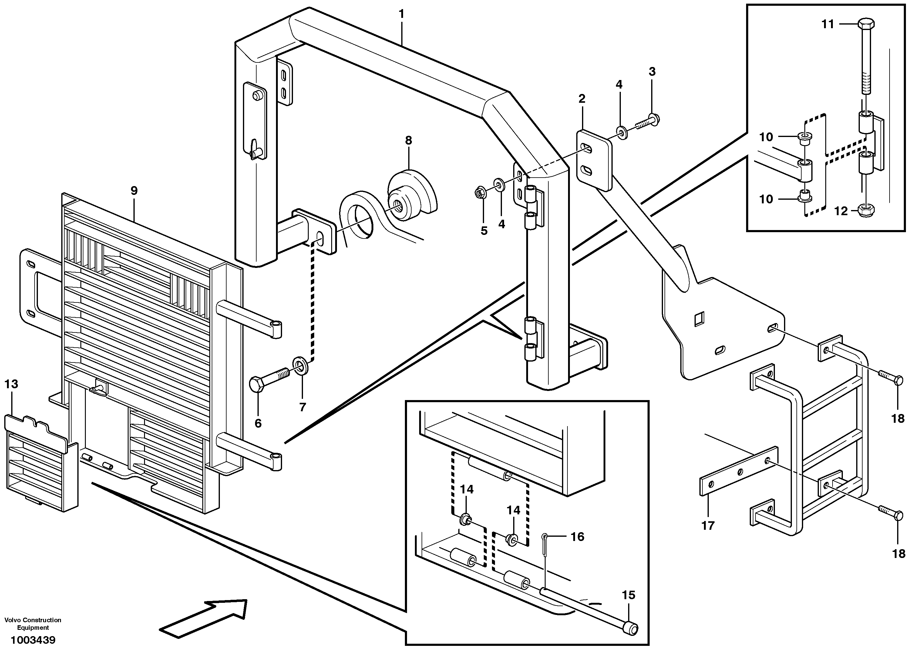 Radiator, kylare.  80478 — volvo parts diagram