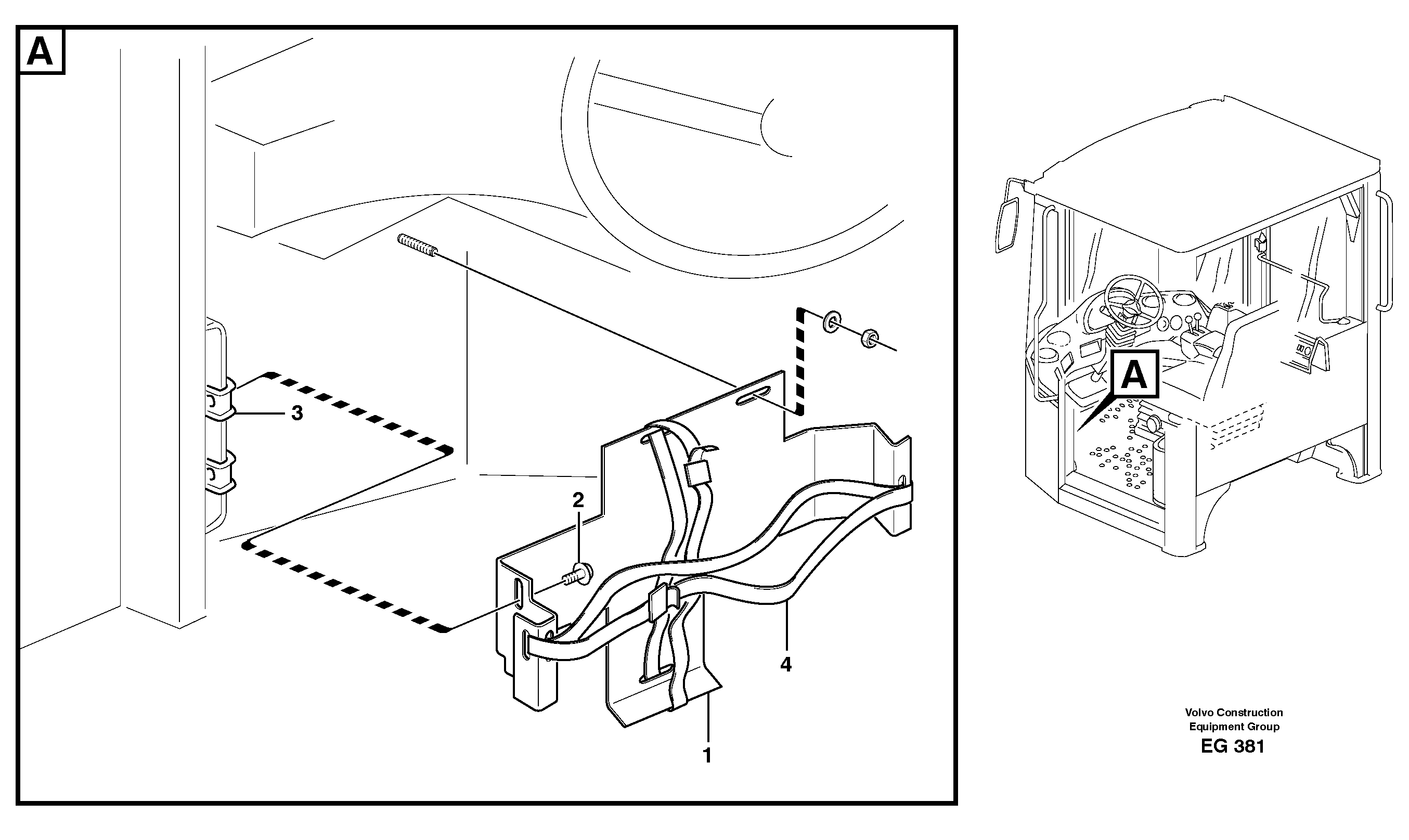 Lunch box holder  80270 — volvo parts diagram