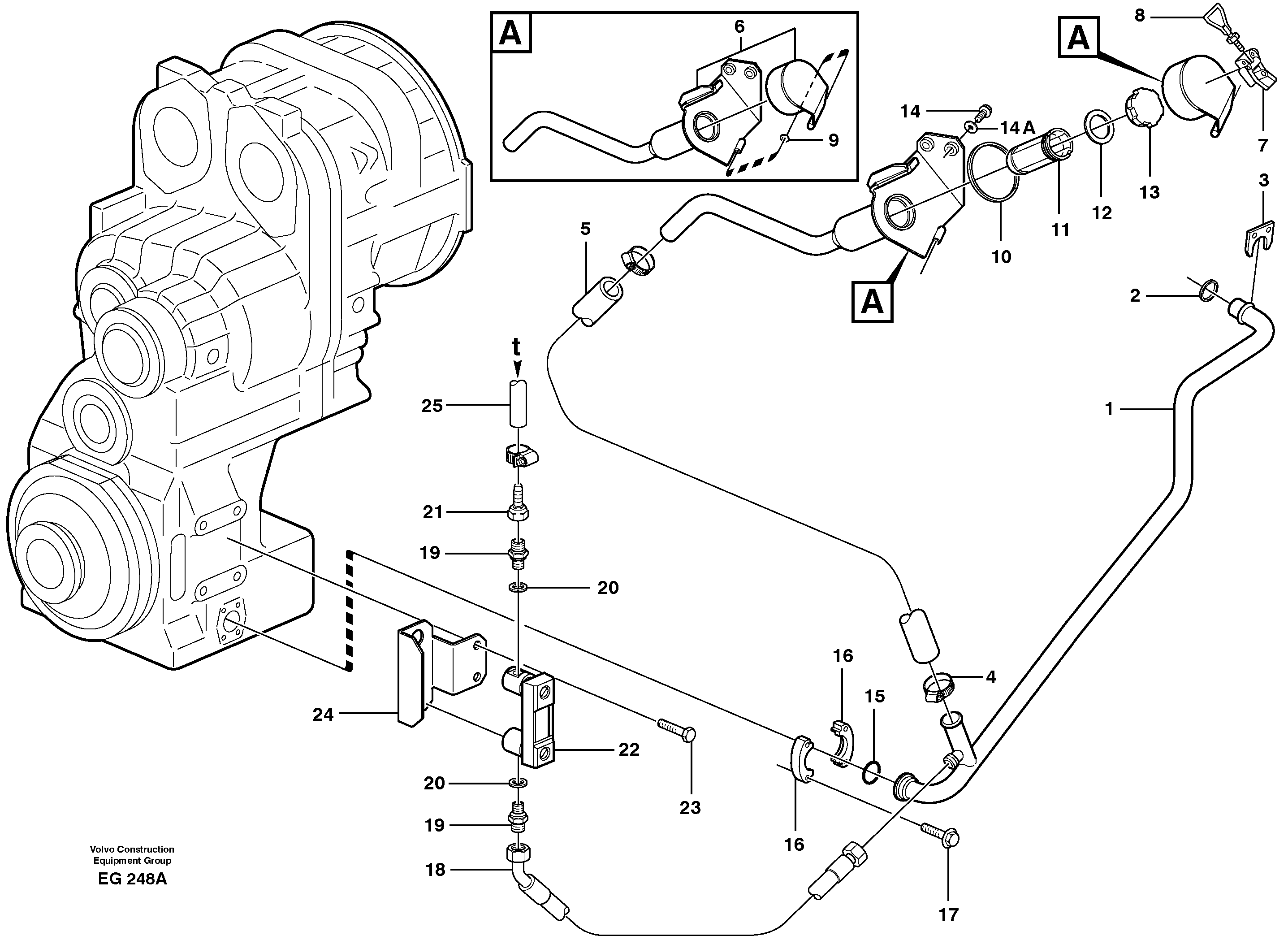 Oilfiller — volvo parts diagram