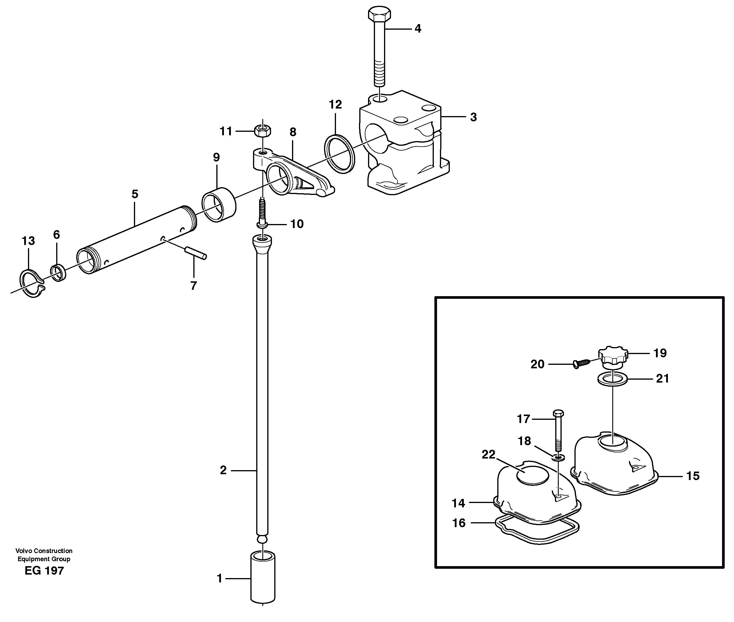 Valve mechanism — volvo parts diagram