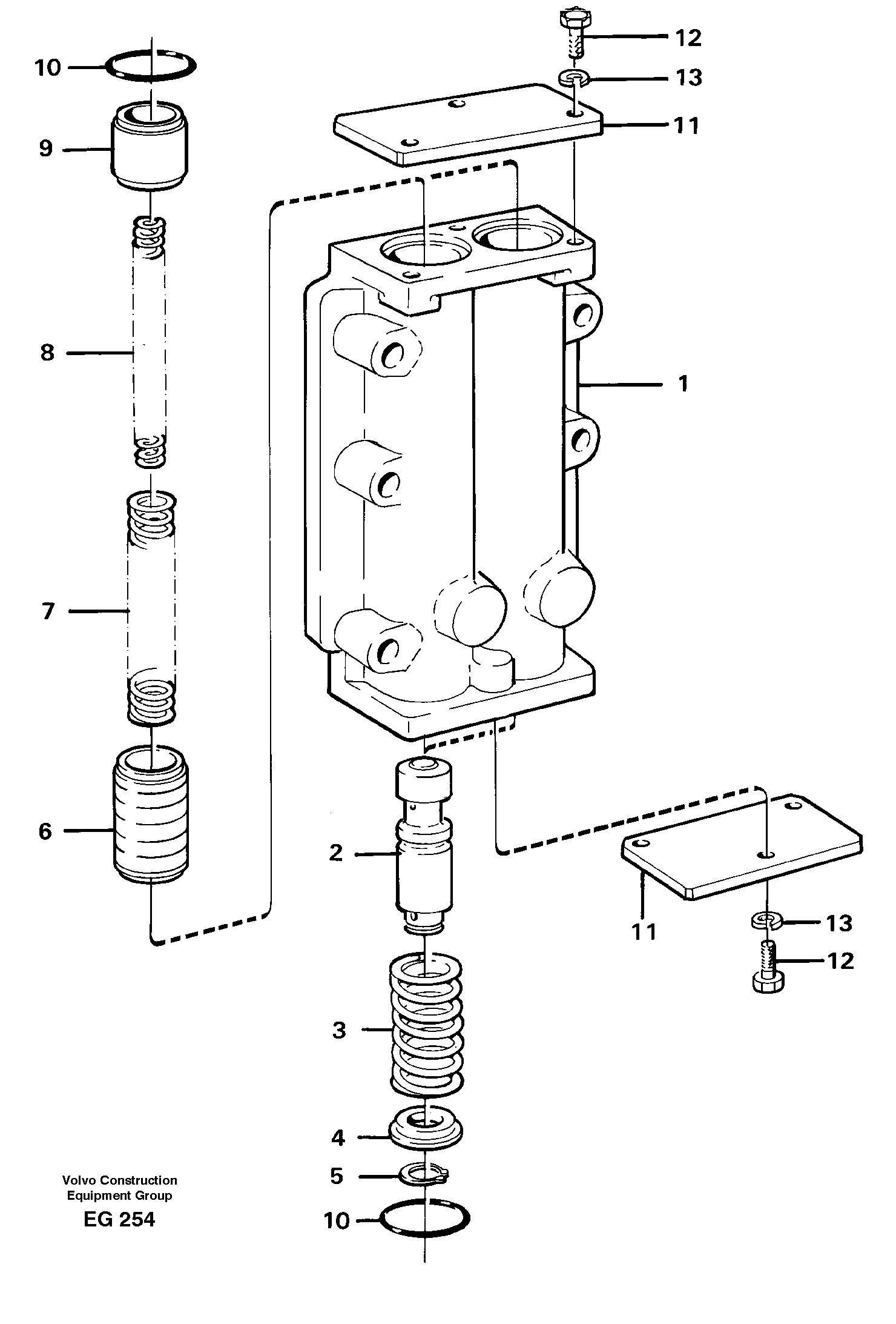 Pressure limiting valve — volvo parts diagram