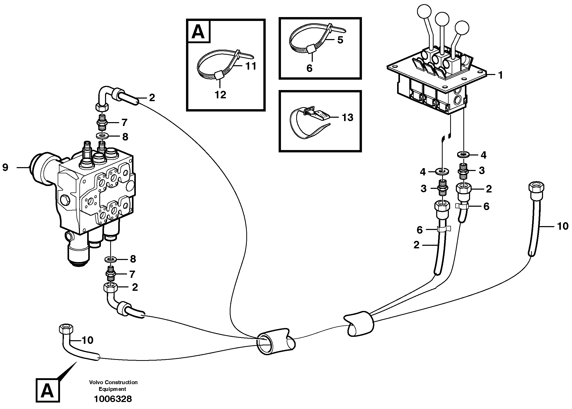 Attachment locking.  80311 — volvo parts diagram