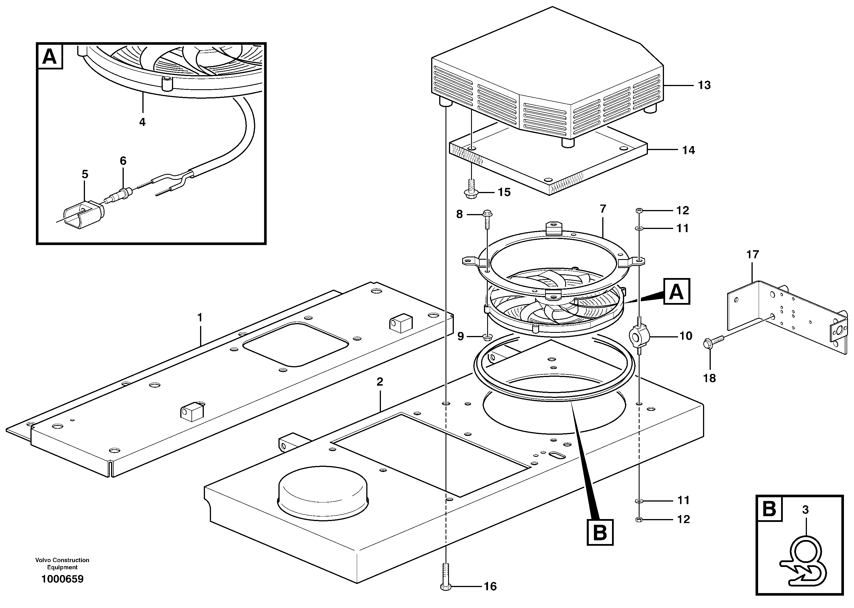 Engine cover.  80430 — volvo parts diagram
