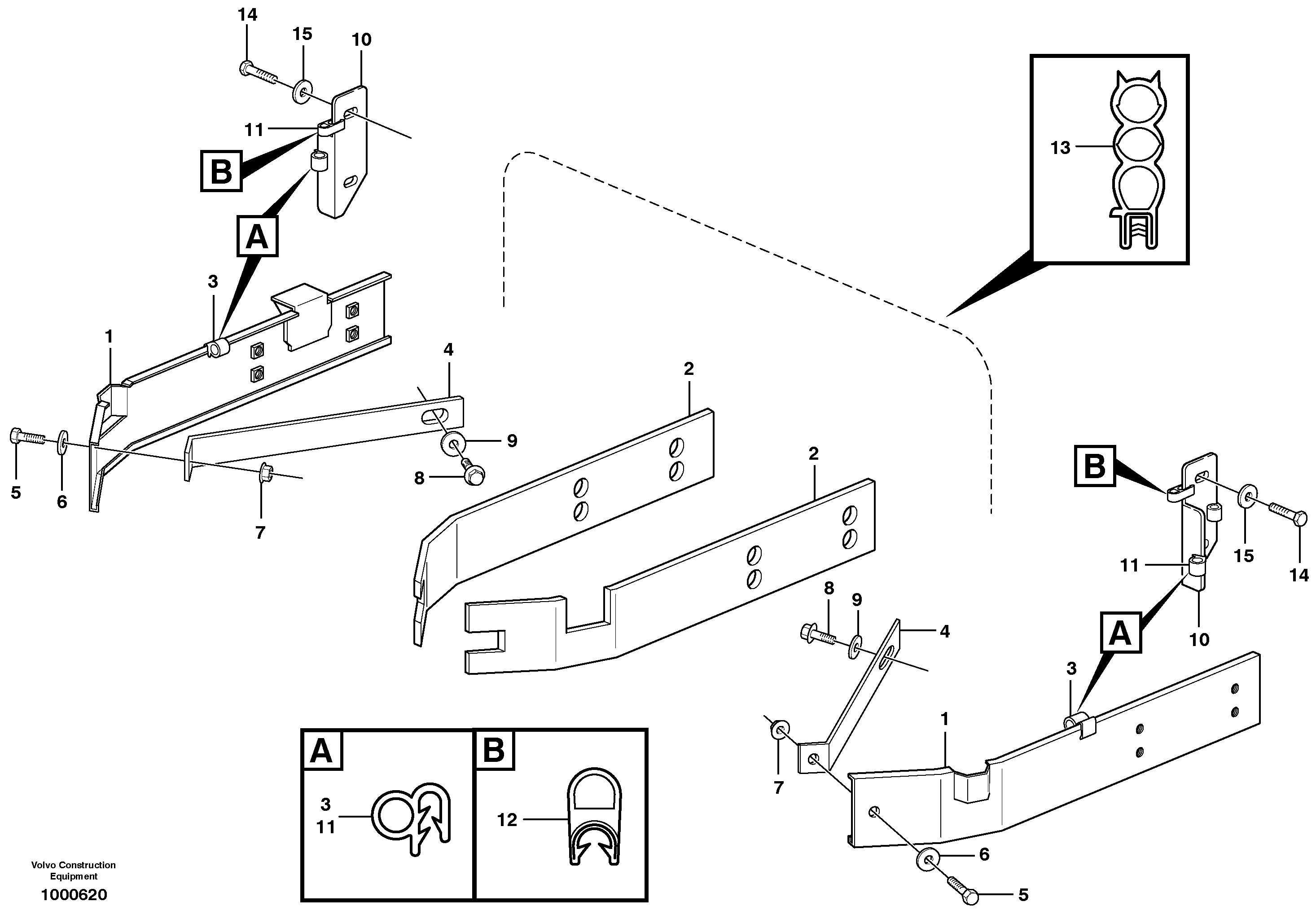 Running board.  80430 — volvo parts diagram