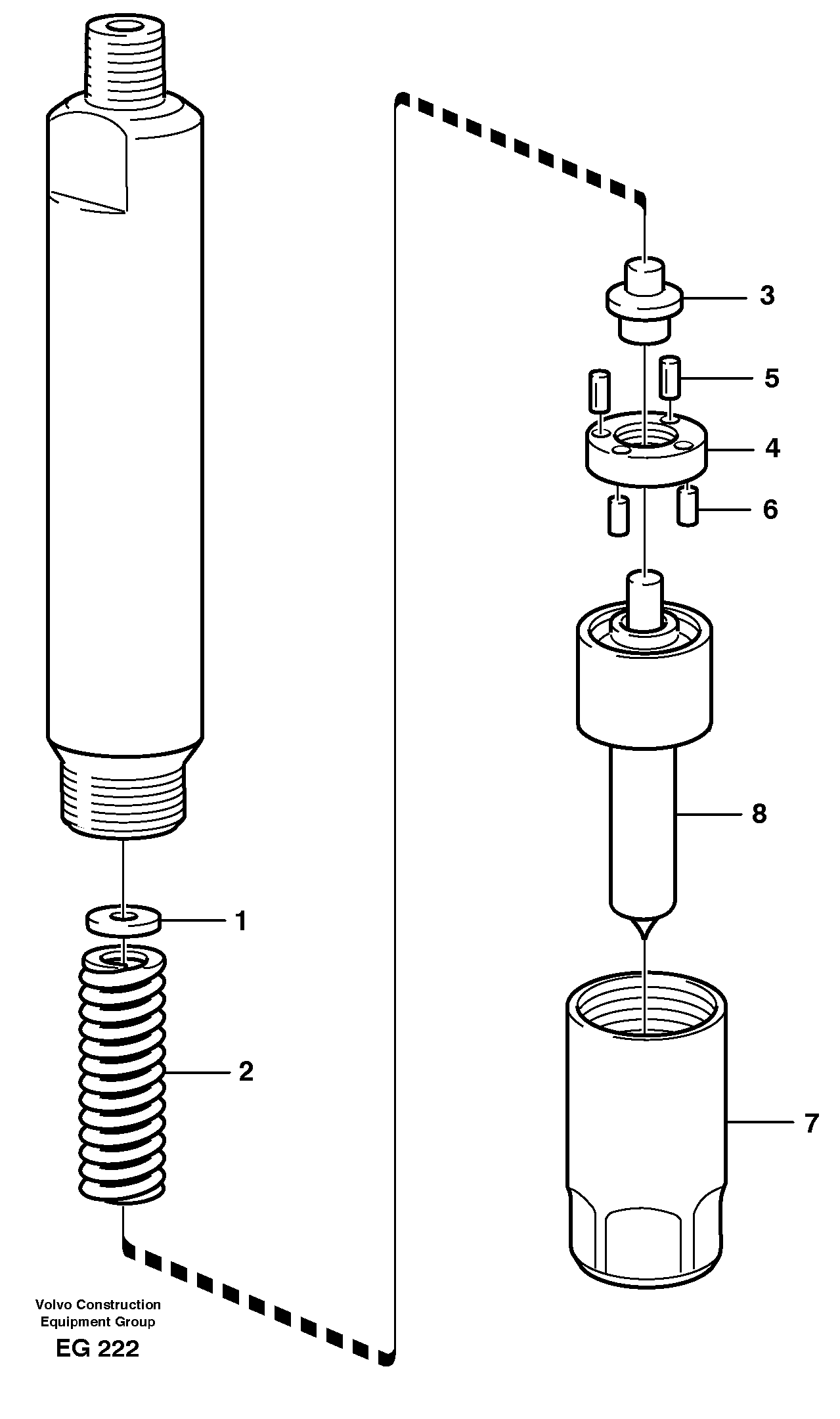 Injector — volvo parts diagram