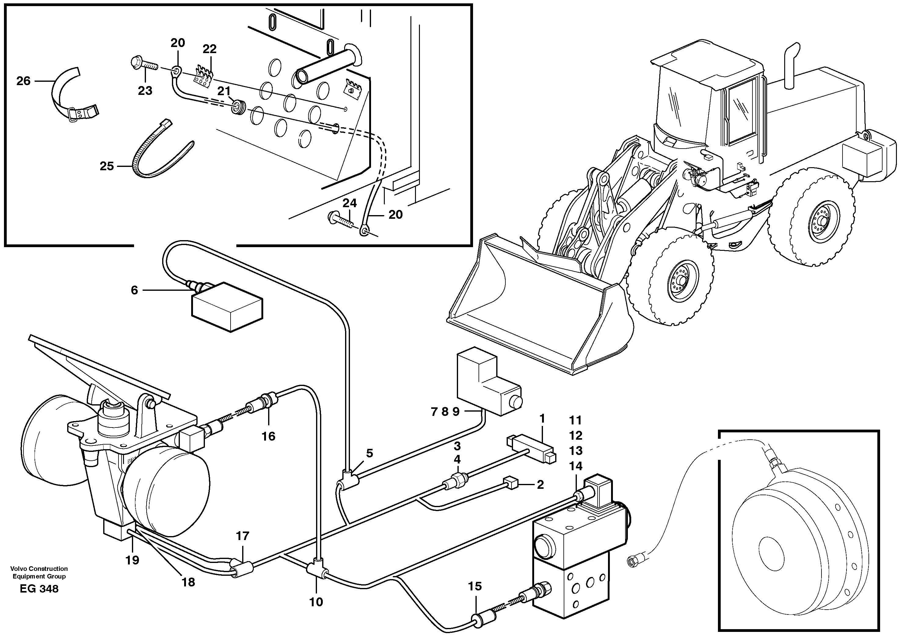 Cable harnesses, cab — volvo parts diagram