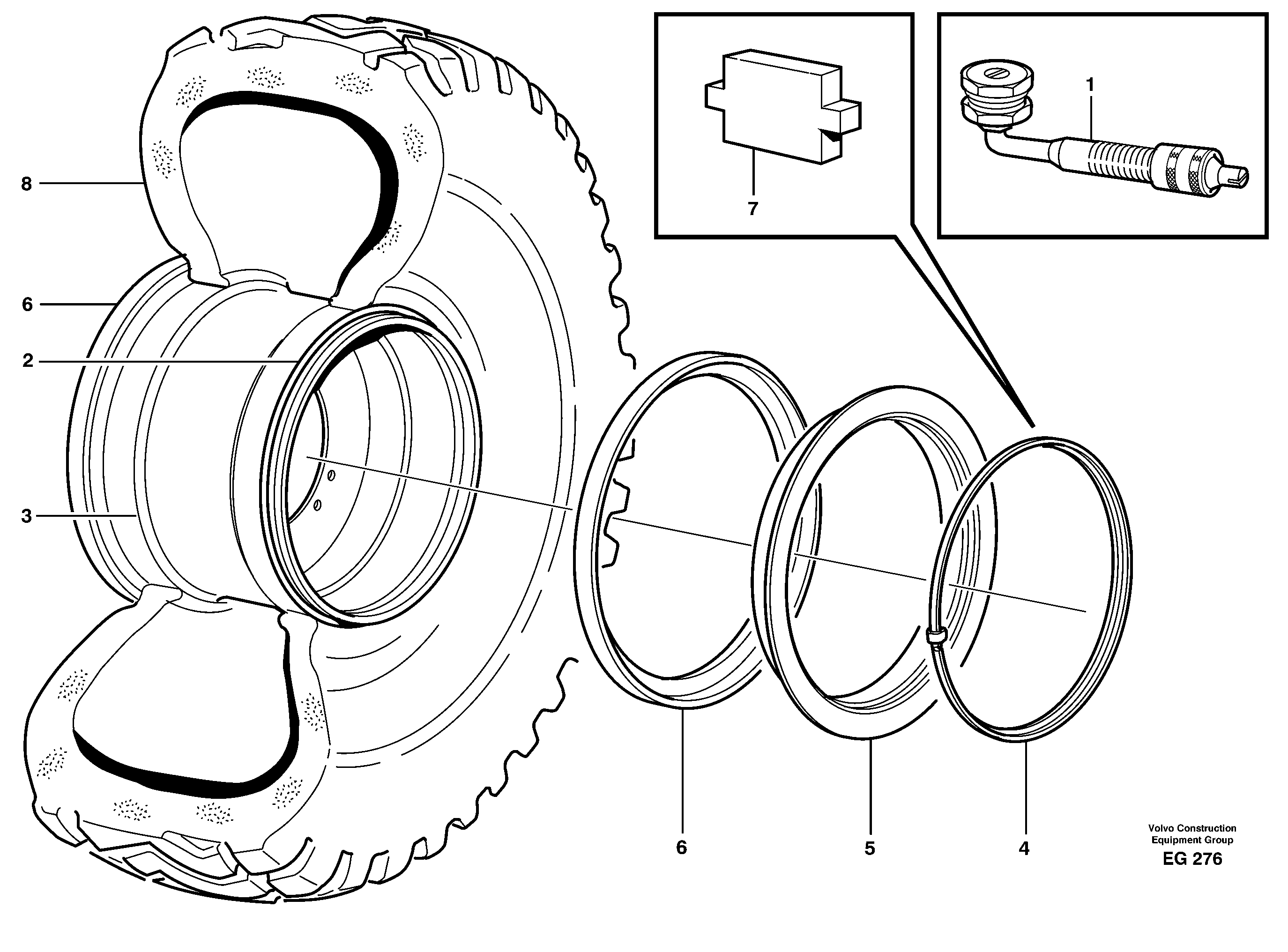 Wheels  25 - 22,00 / 3,0 — volvo parts diagram