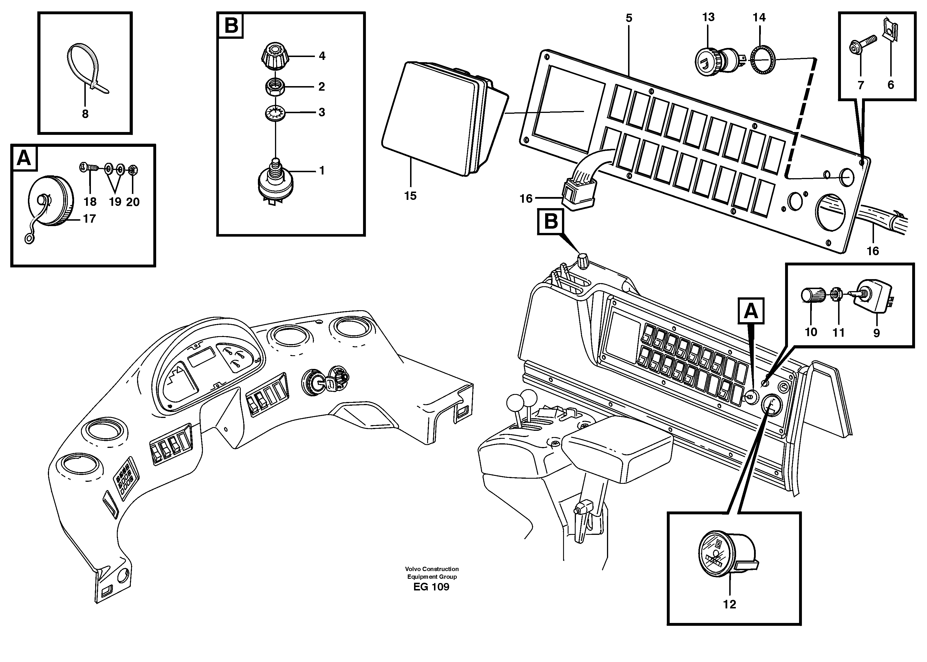Side panel — volvo parts diagram