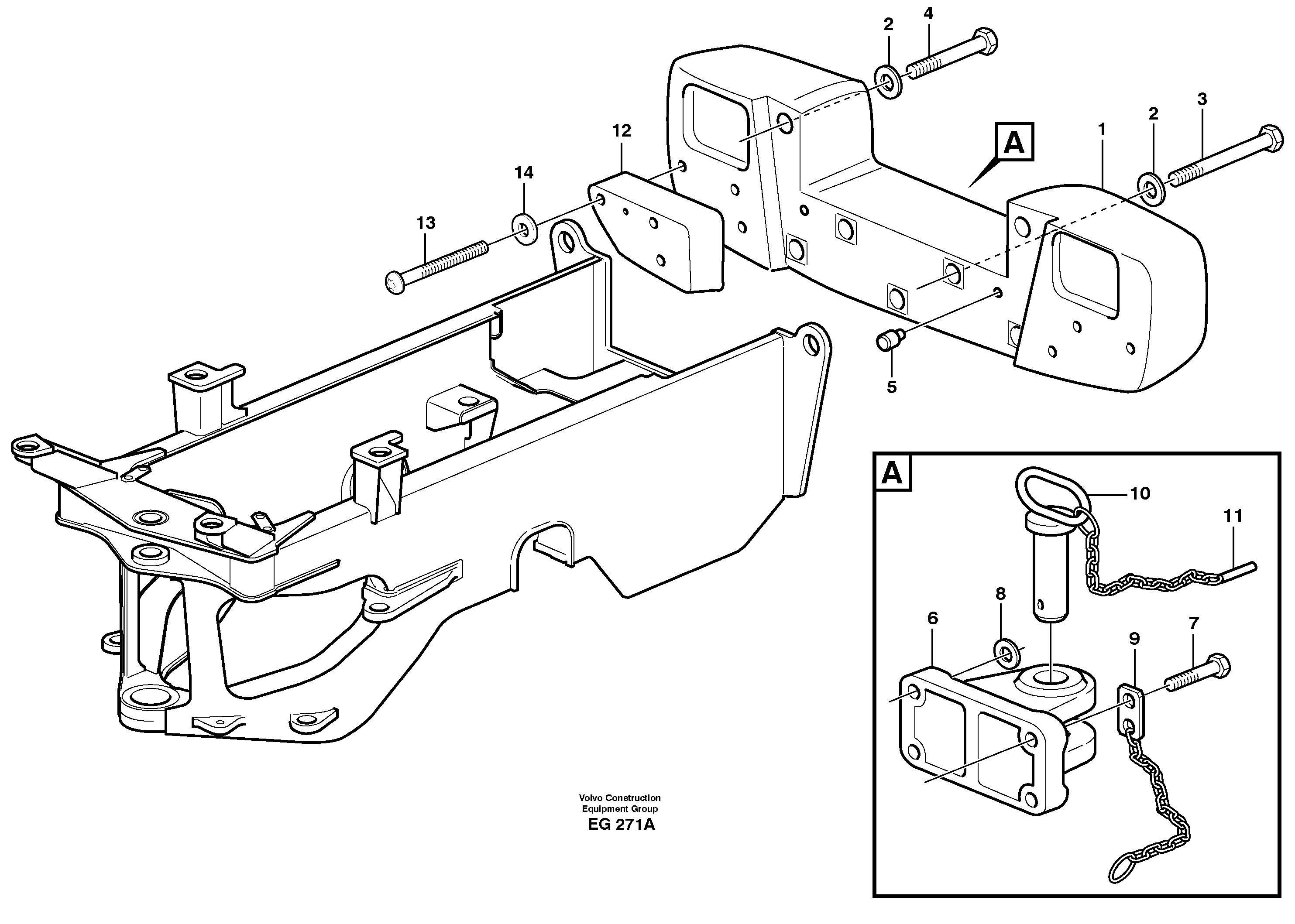 Counterweight — volvo parts diagram