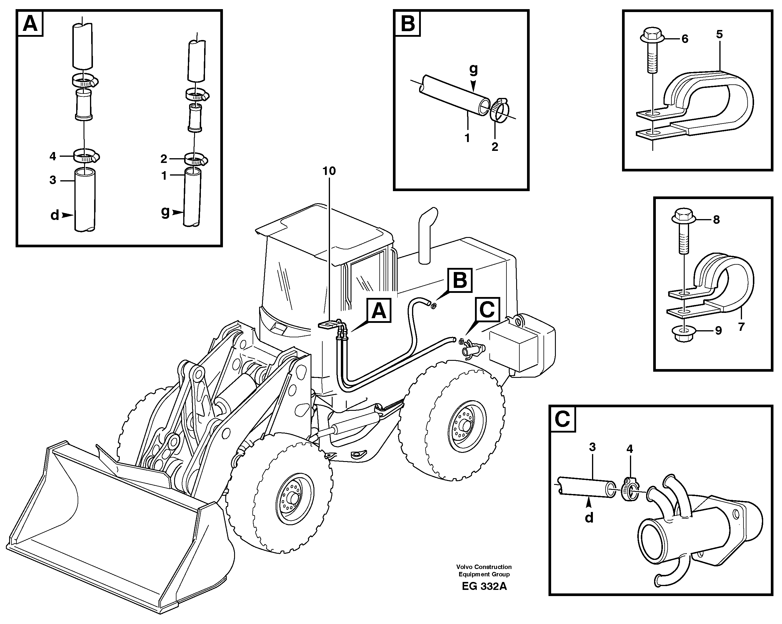 Heating system — volvo parts diagram