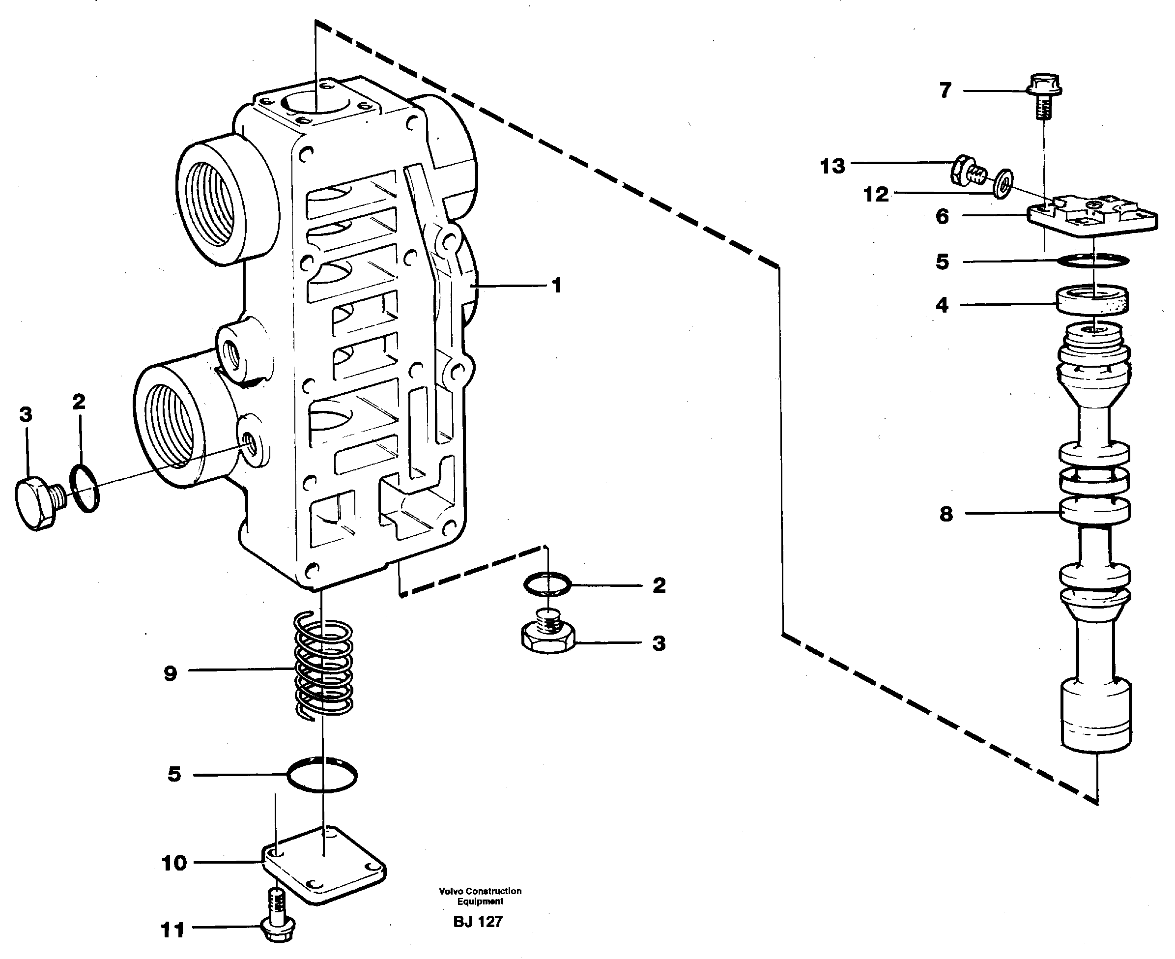 Retarder valve — volvo parts diagram
