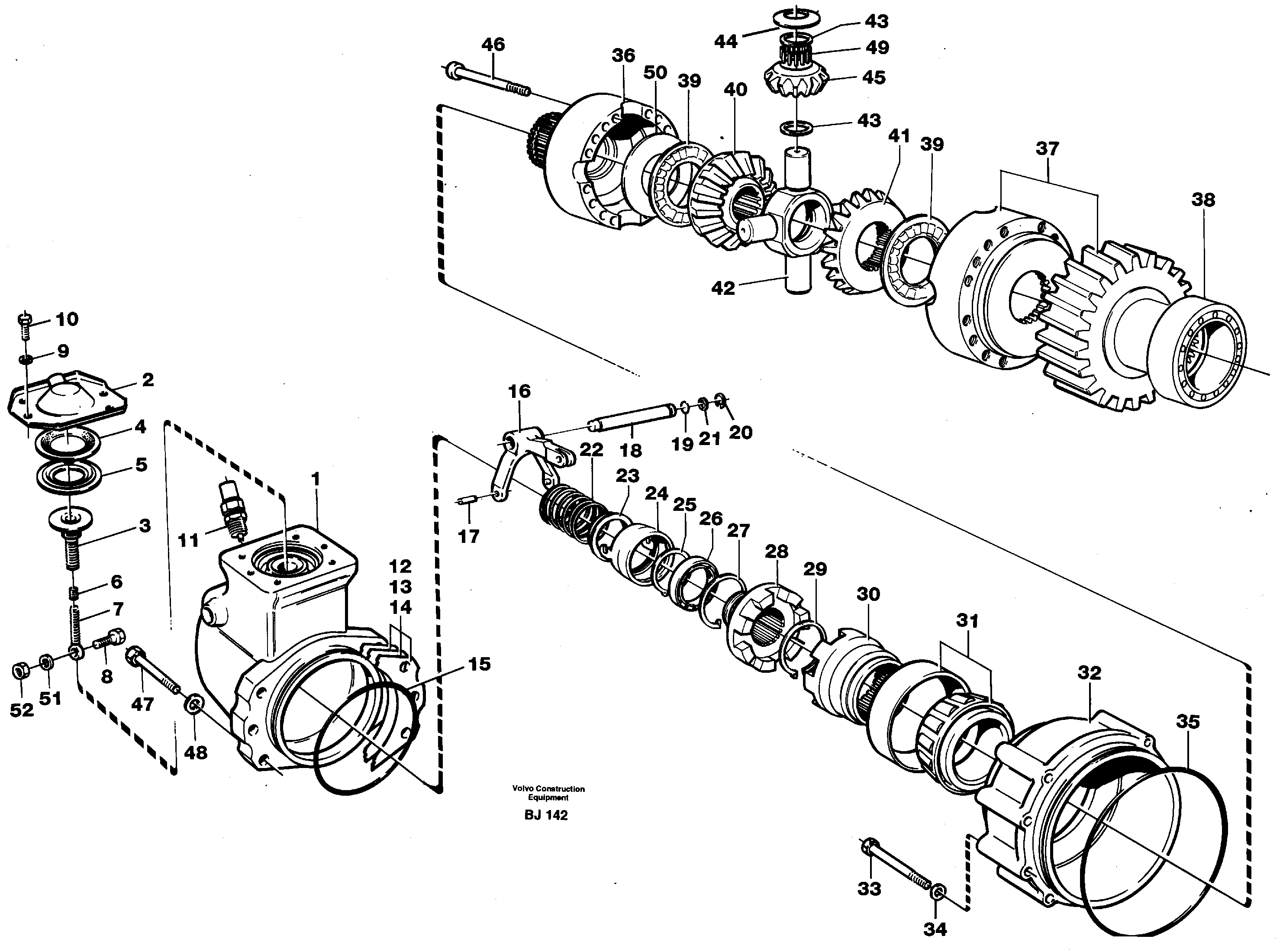 Differential — volvo parts diagram