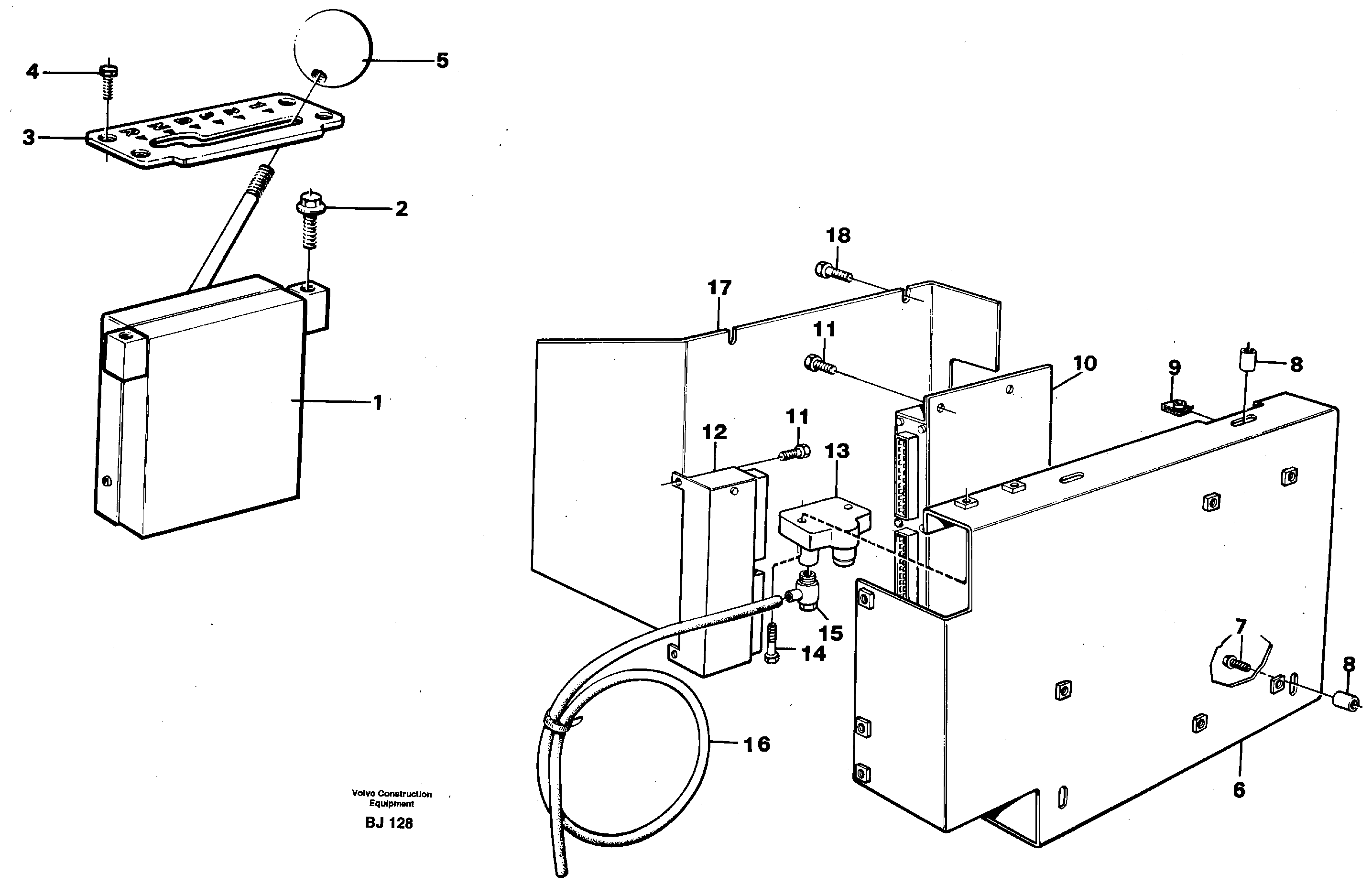 Control system, gear shift control — volvo parts diagram