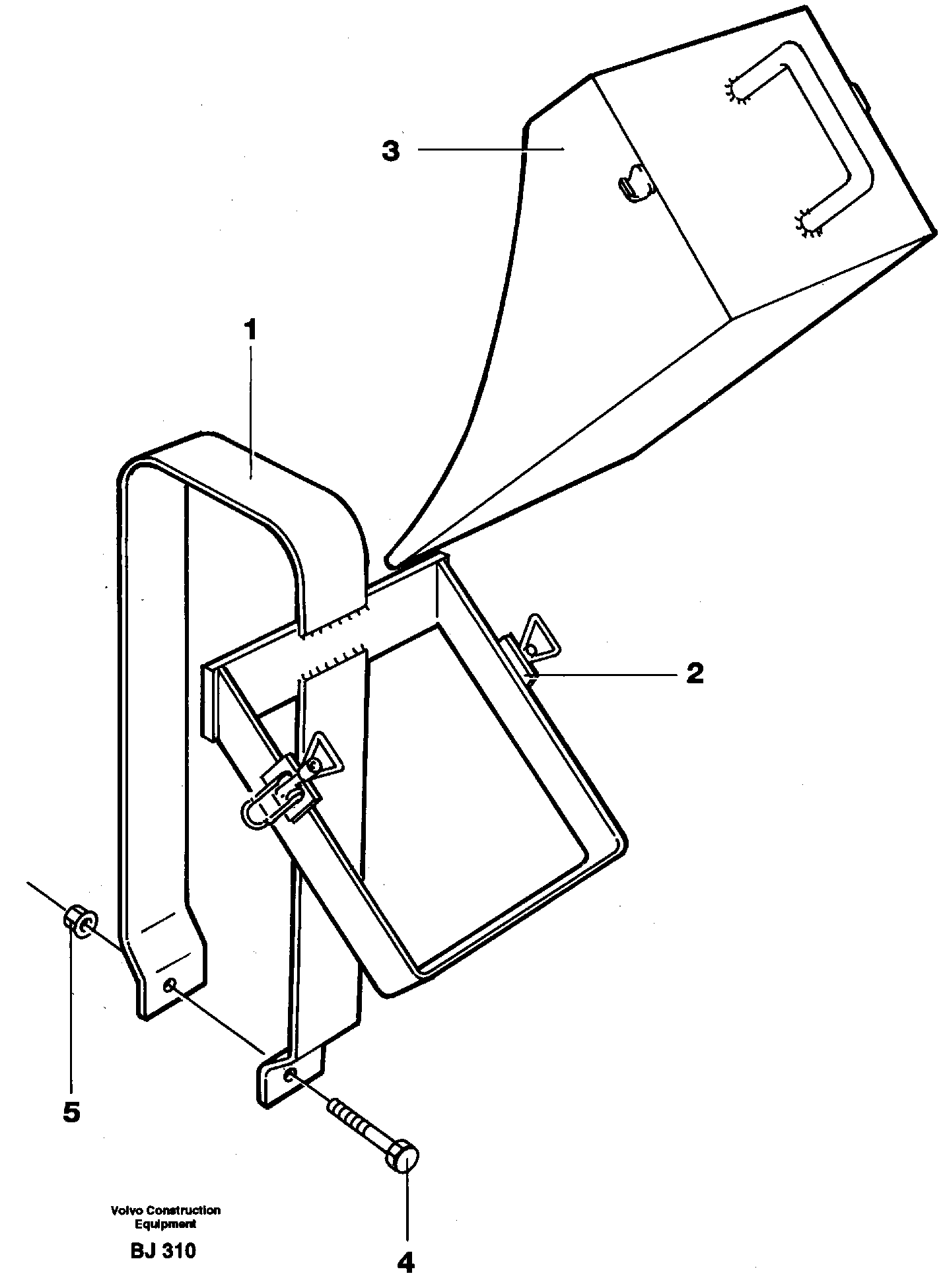 Stop block for wheel  91862 — volvo parts diagram