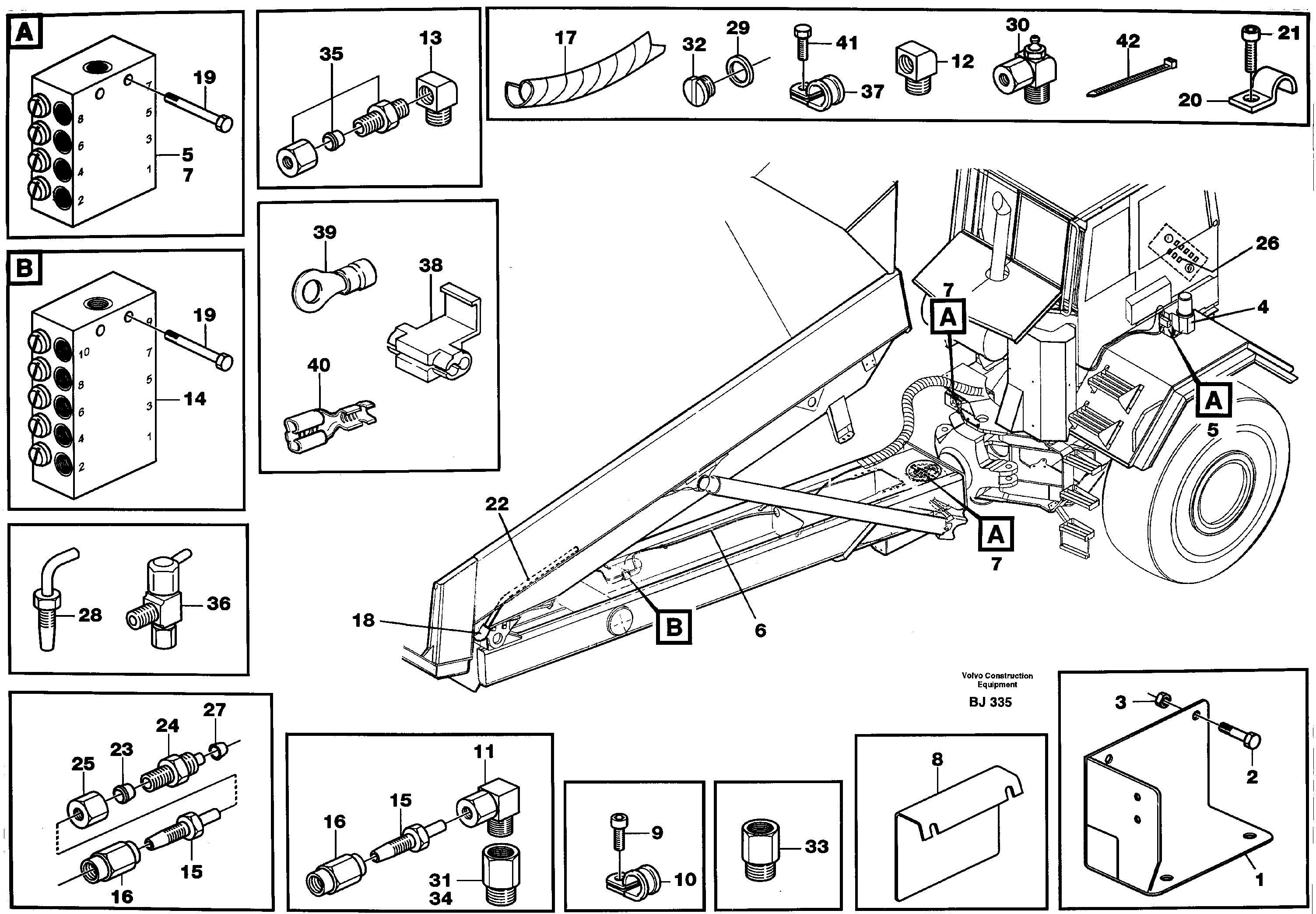 Central lubrication  93087 — volvo parts diagram