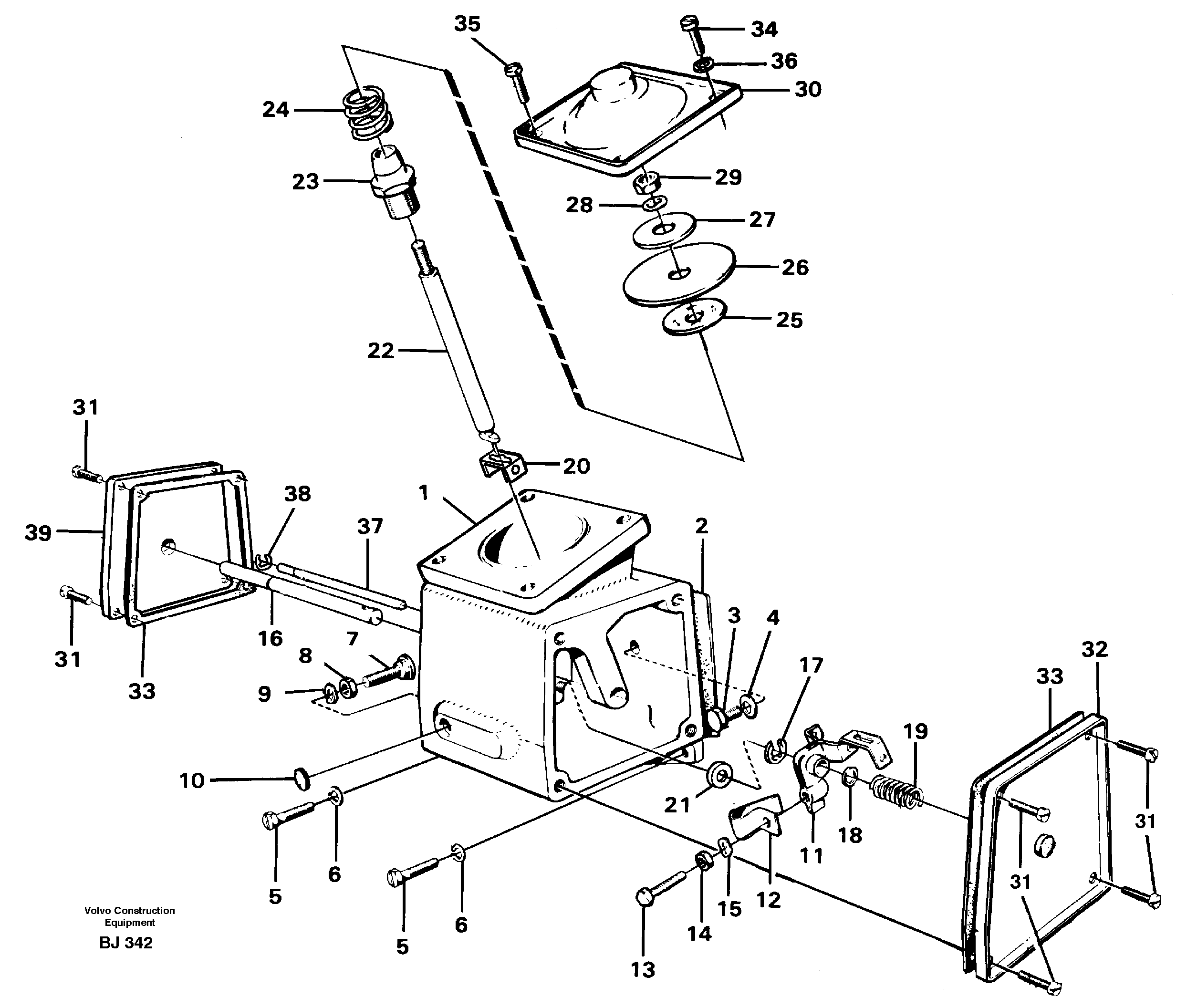 Smoke limiter, forward — volvo parts diagram