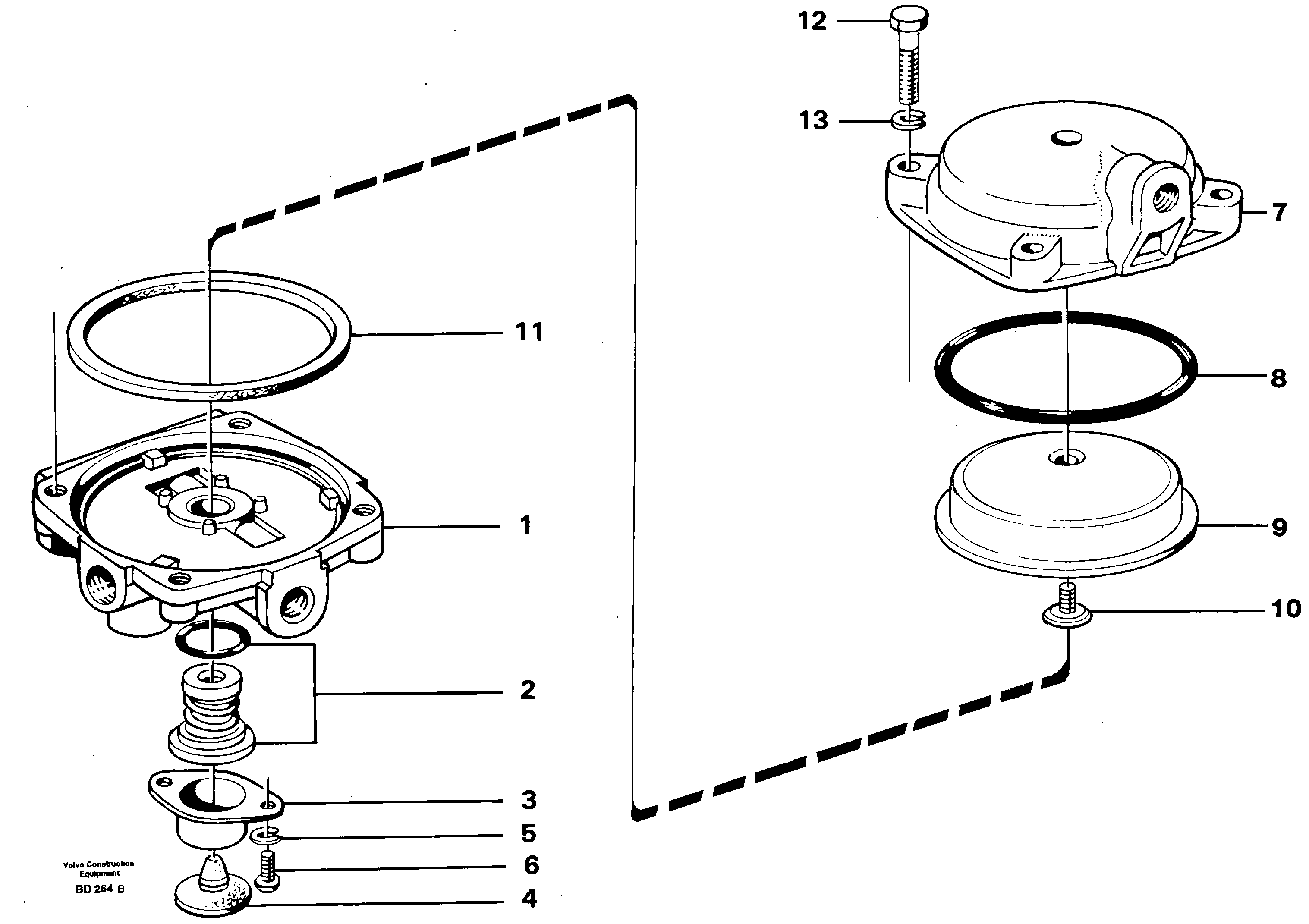 Relay valve — volvo parts diagram
