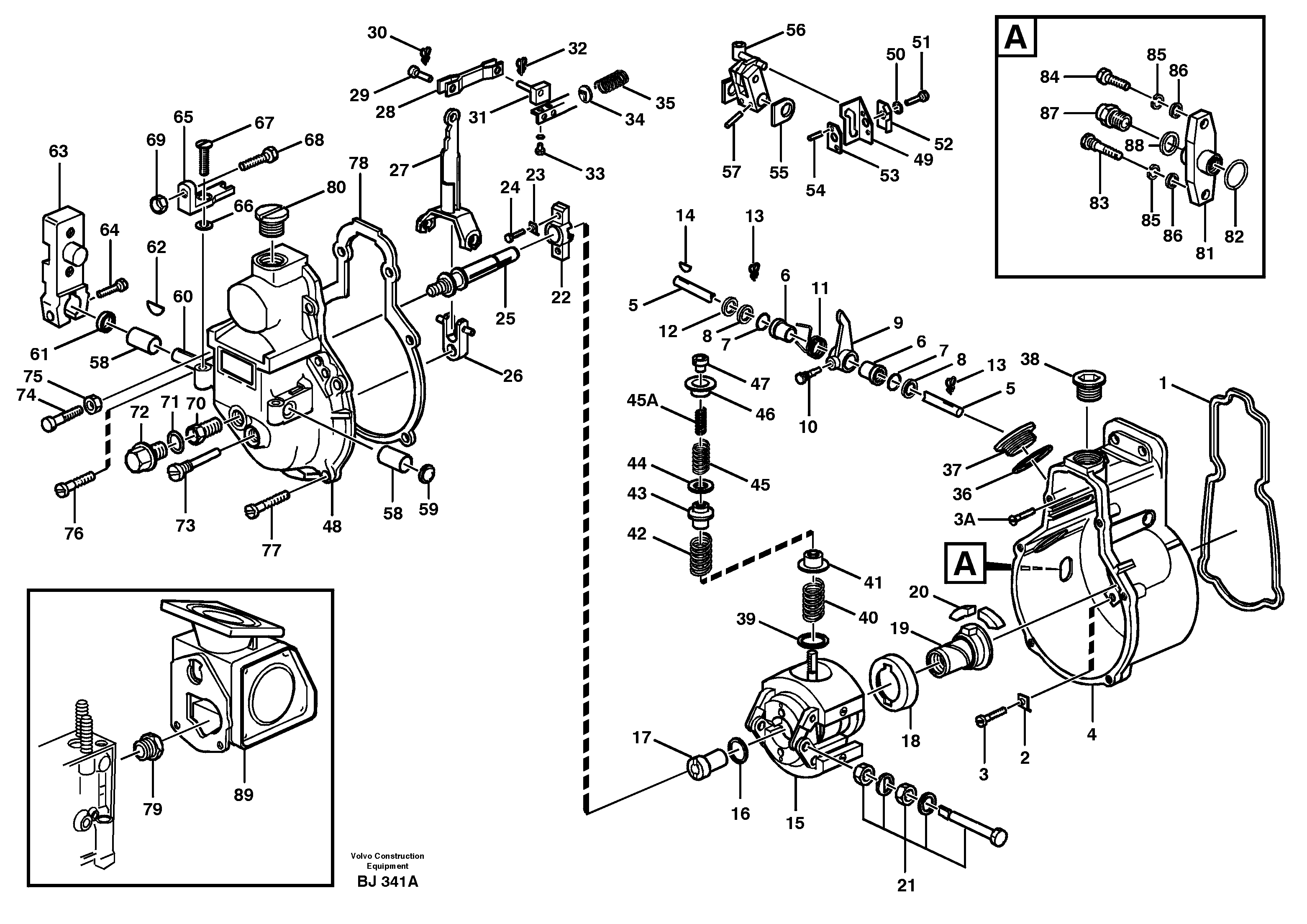 Centrifugal governor — volvo parts diagram
