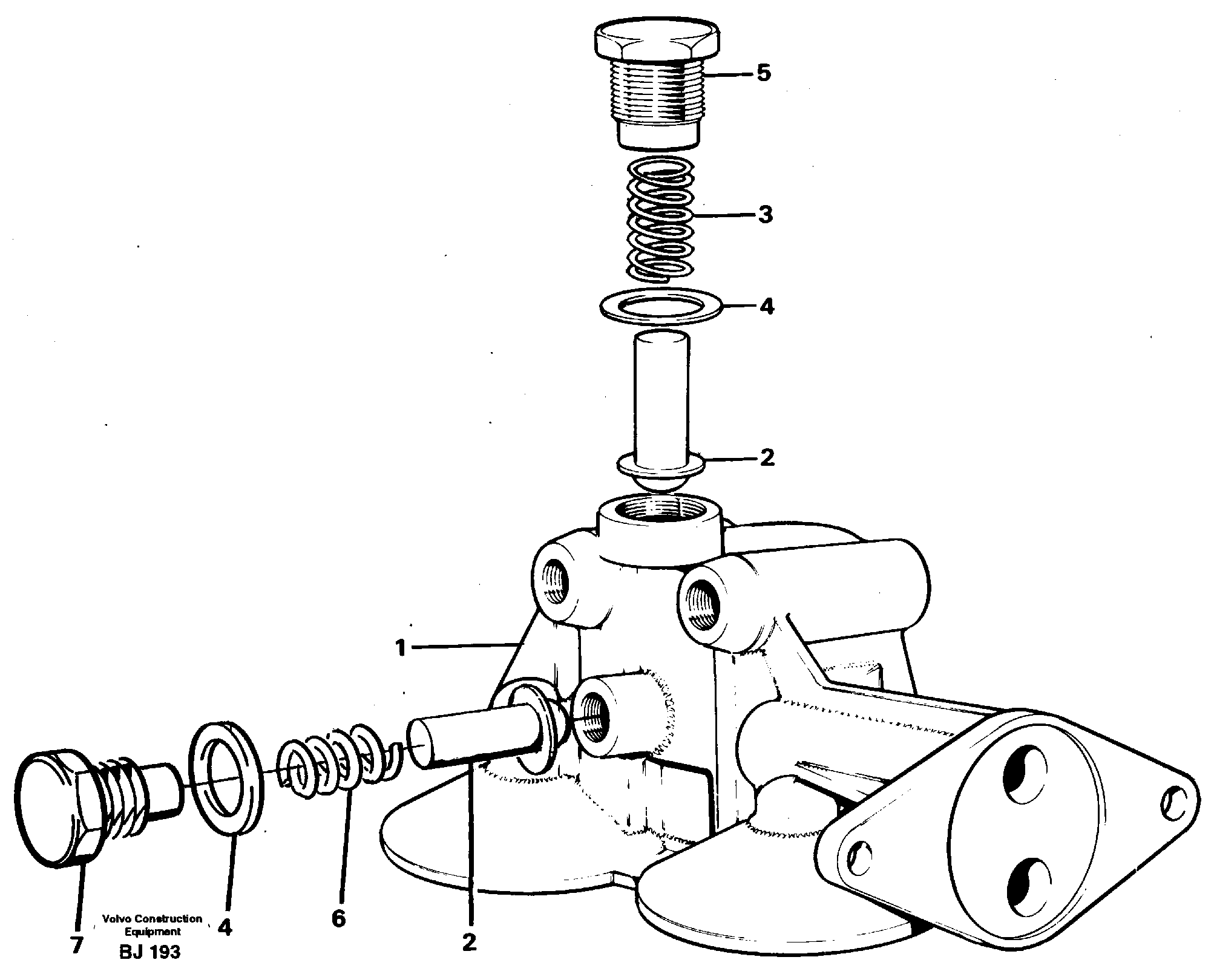 Filter housing — volvo parts diagram