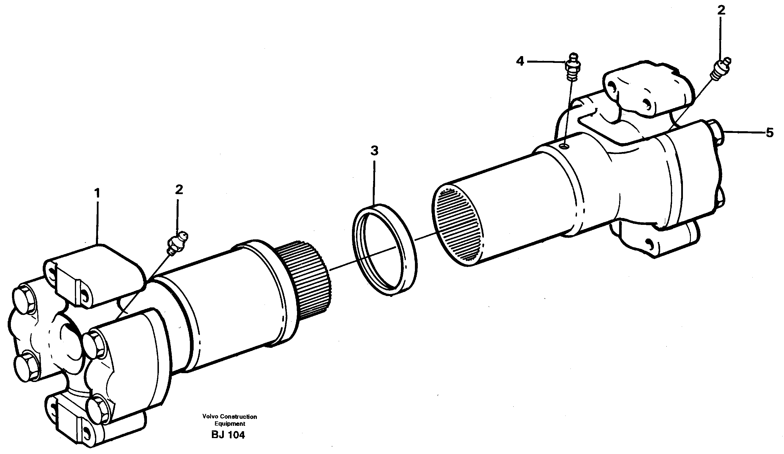 Propeller shaft — volvo parts diagram