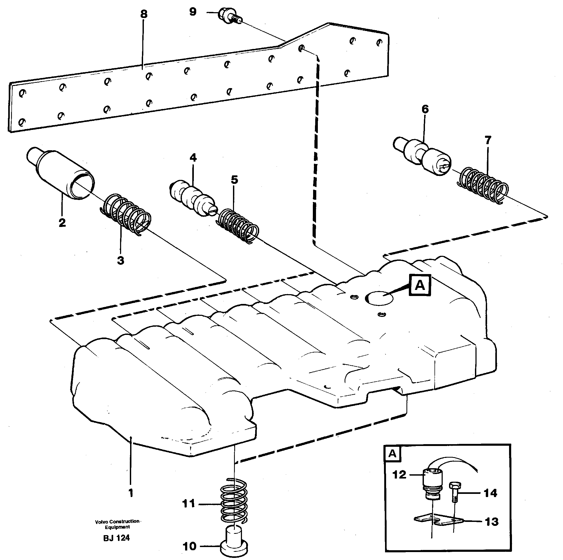 Modulated valve — volvo parts diagram