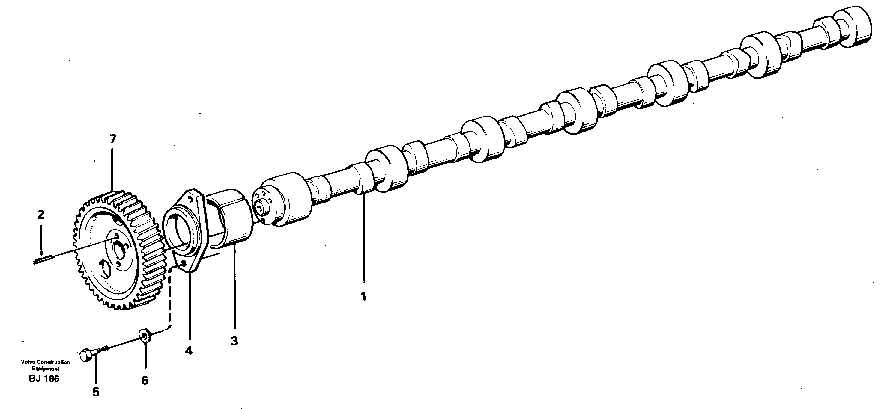 Camshaft — volvo parts diagram