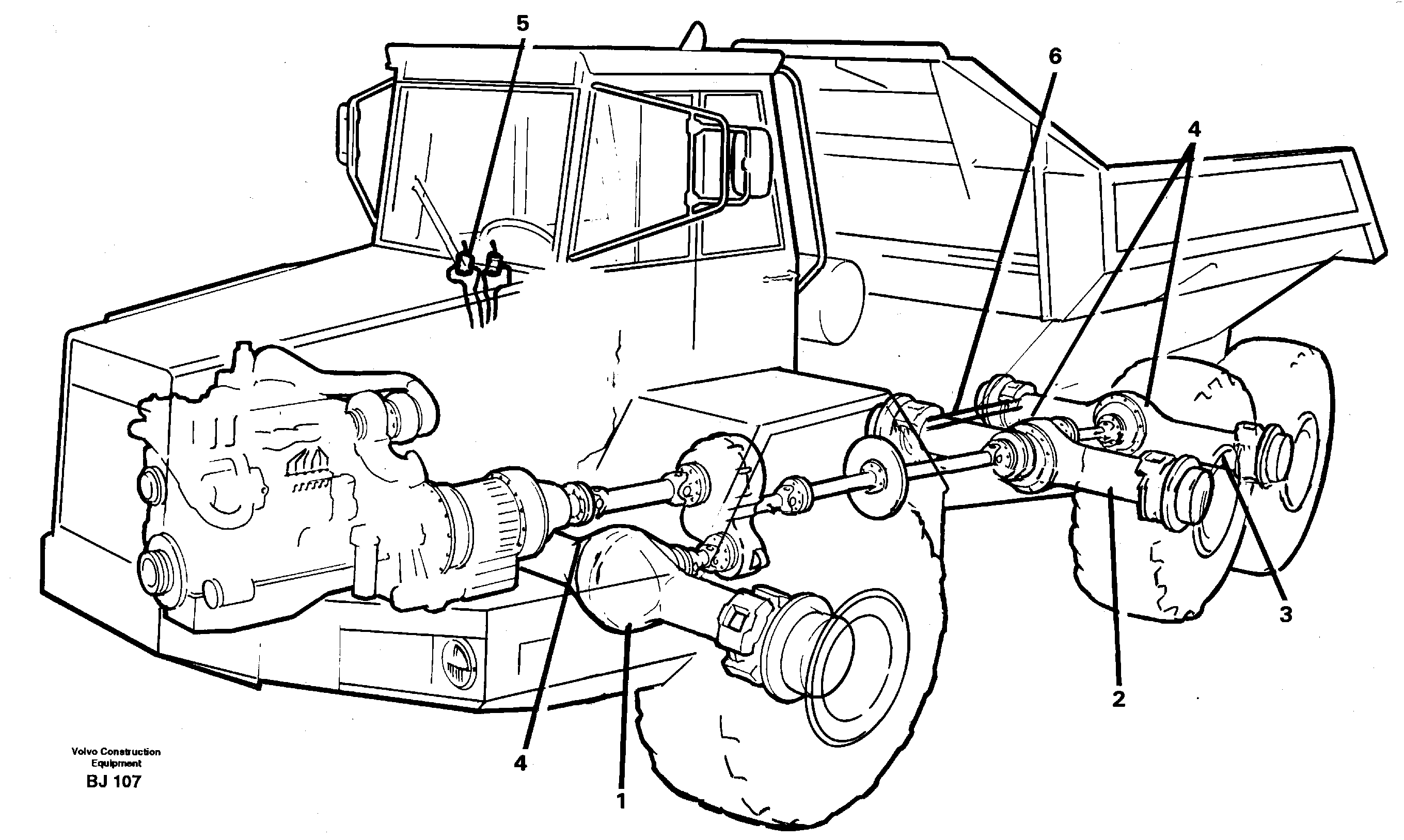 Planet axels — volvo parts diagram