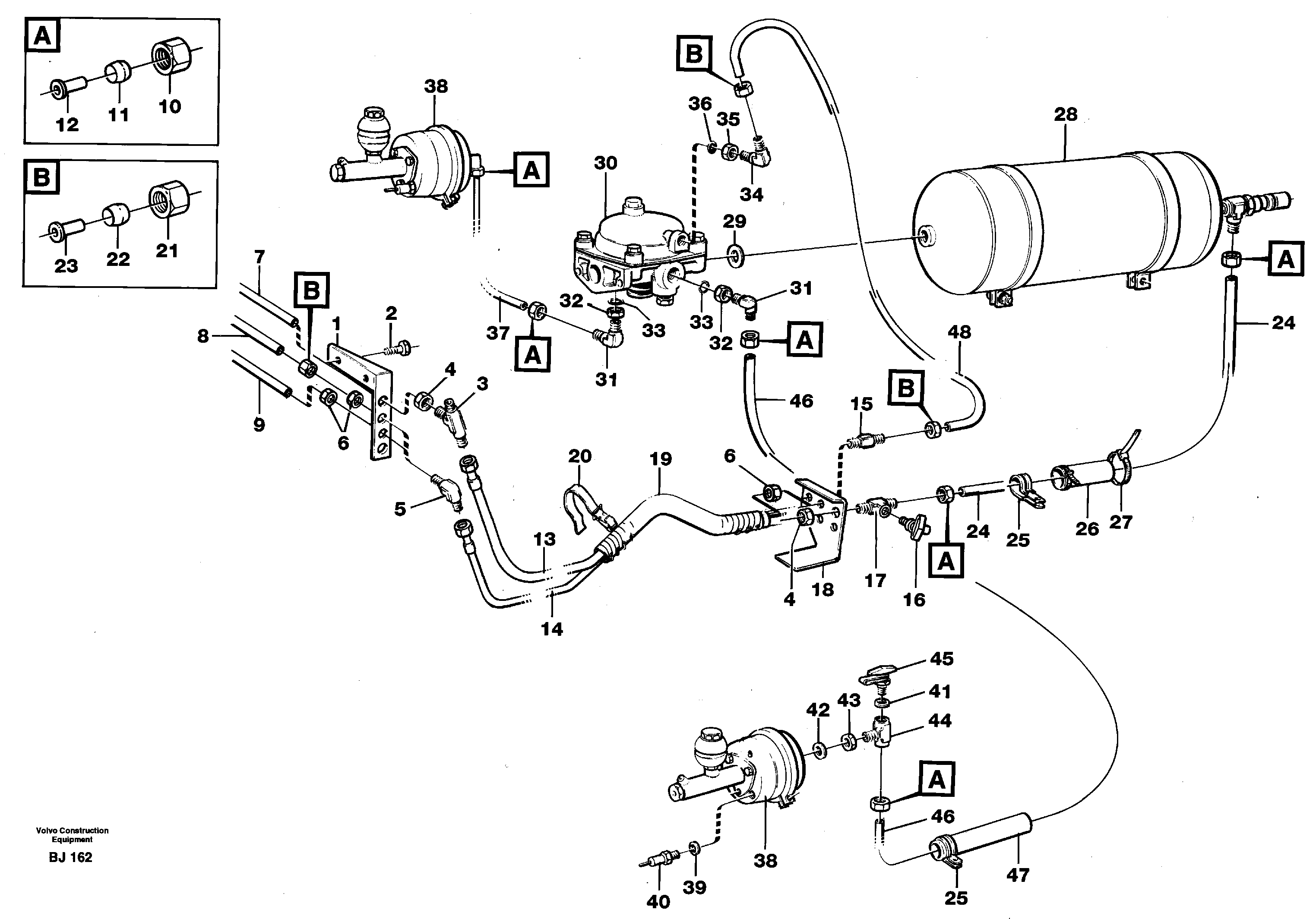 Brake system, load unit — volvo parts diagram