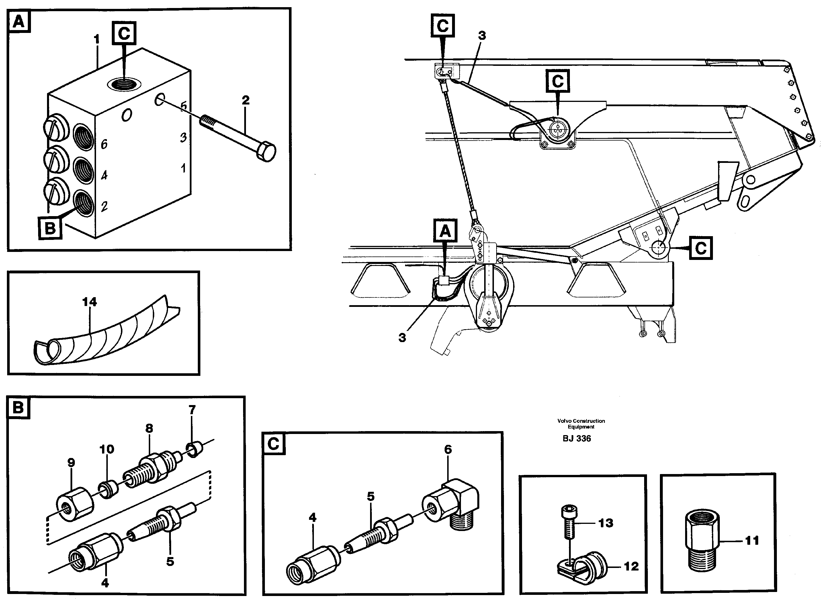 Central lubrication  93202 — volvo parts diagram