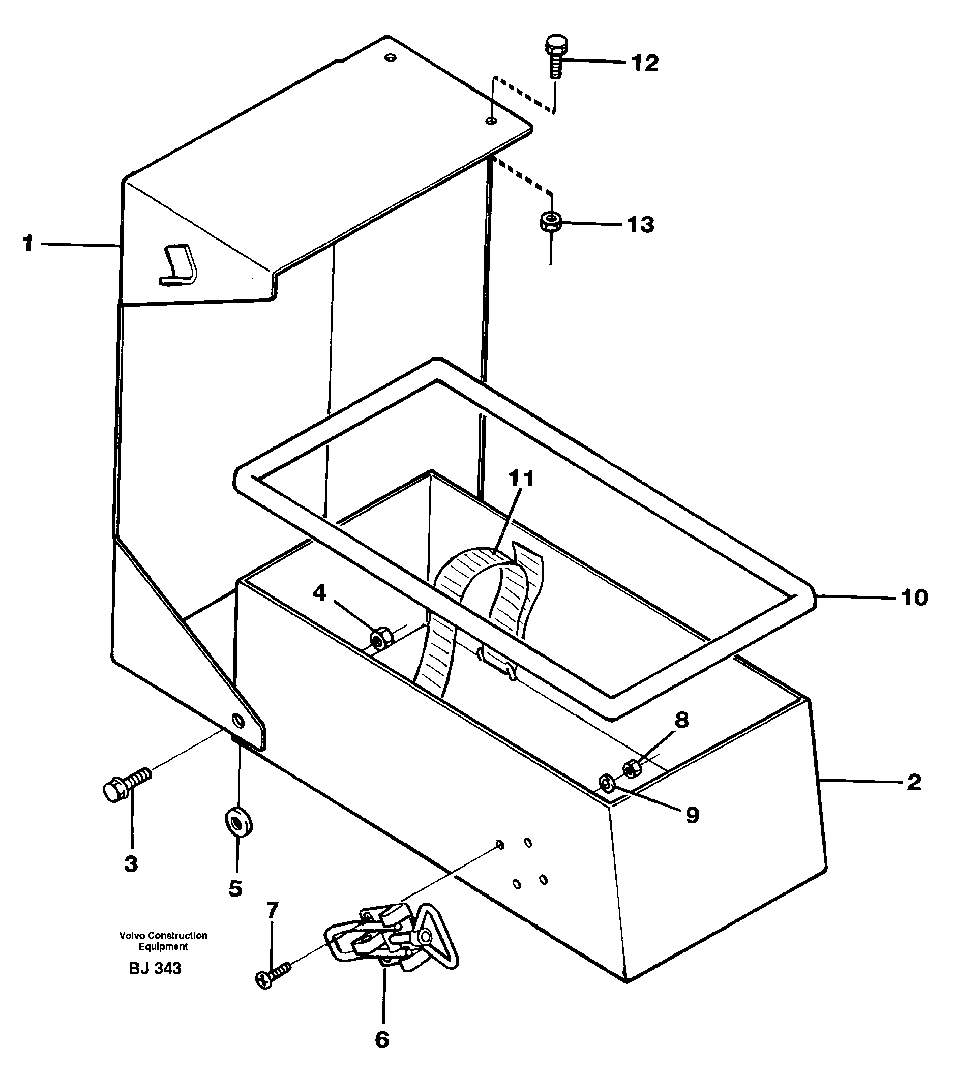 Tool kit  93215 — volvo parts diagram