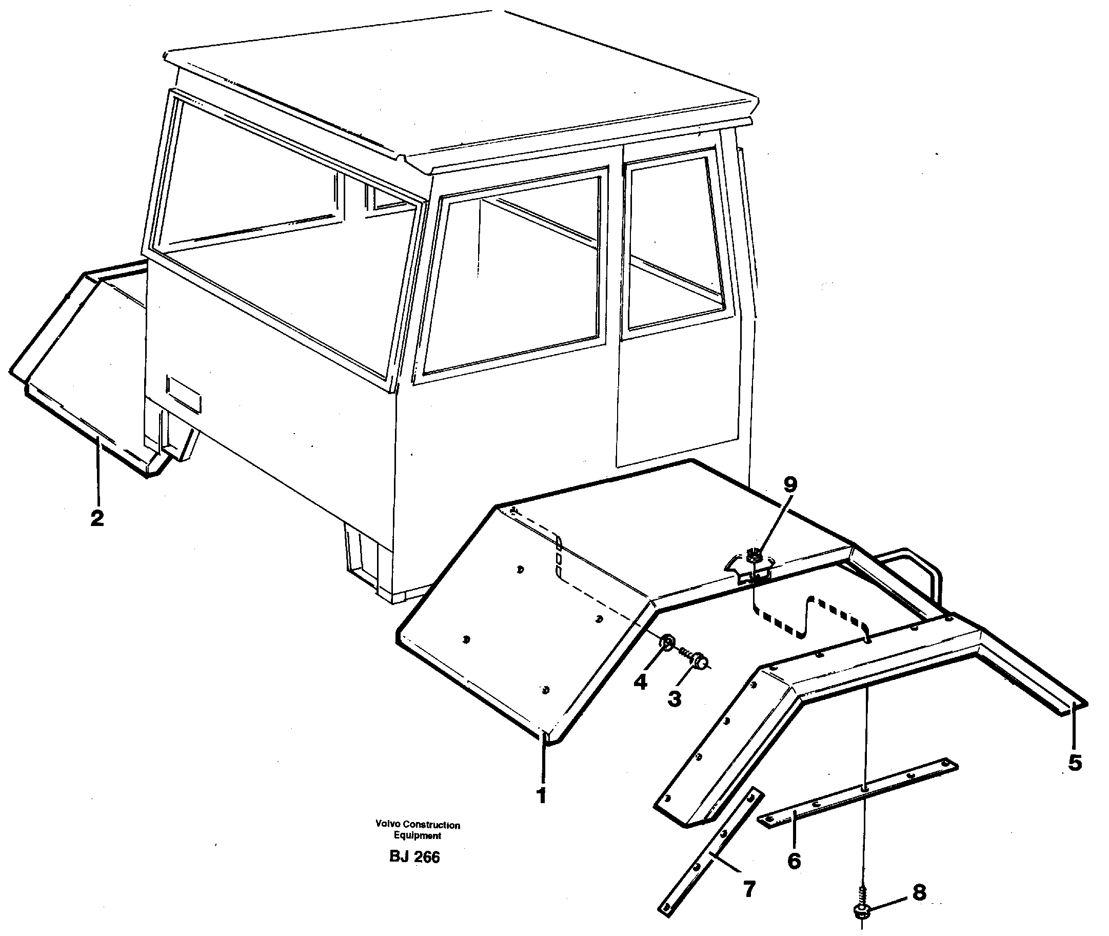 Front fender — volvo parts diagram