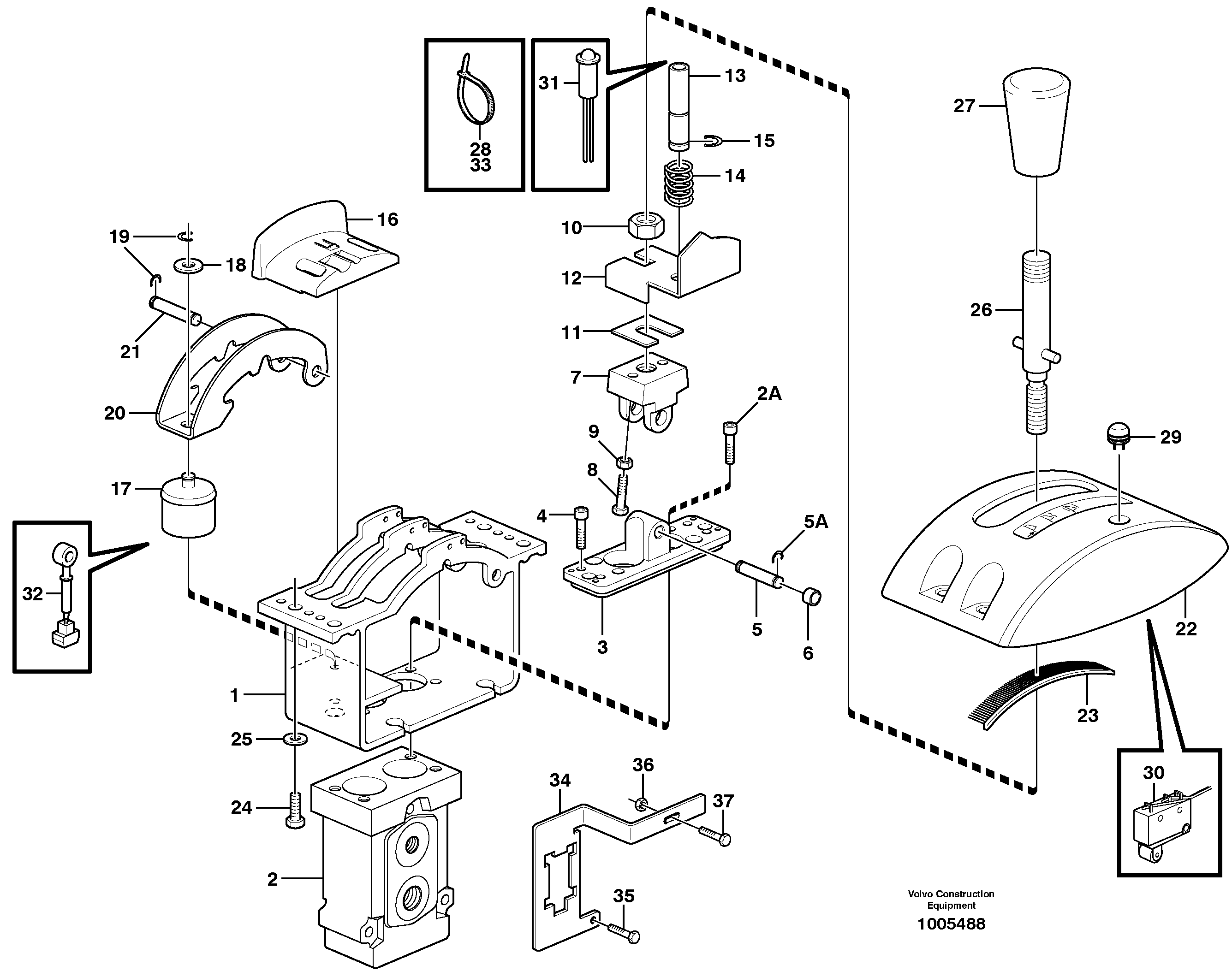Control valve — volvo parts diagram
