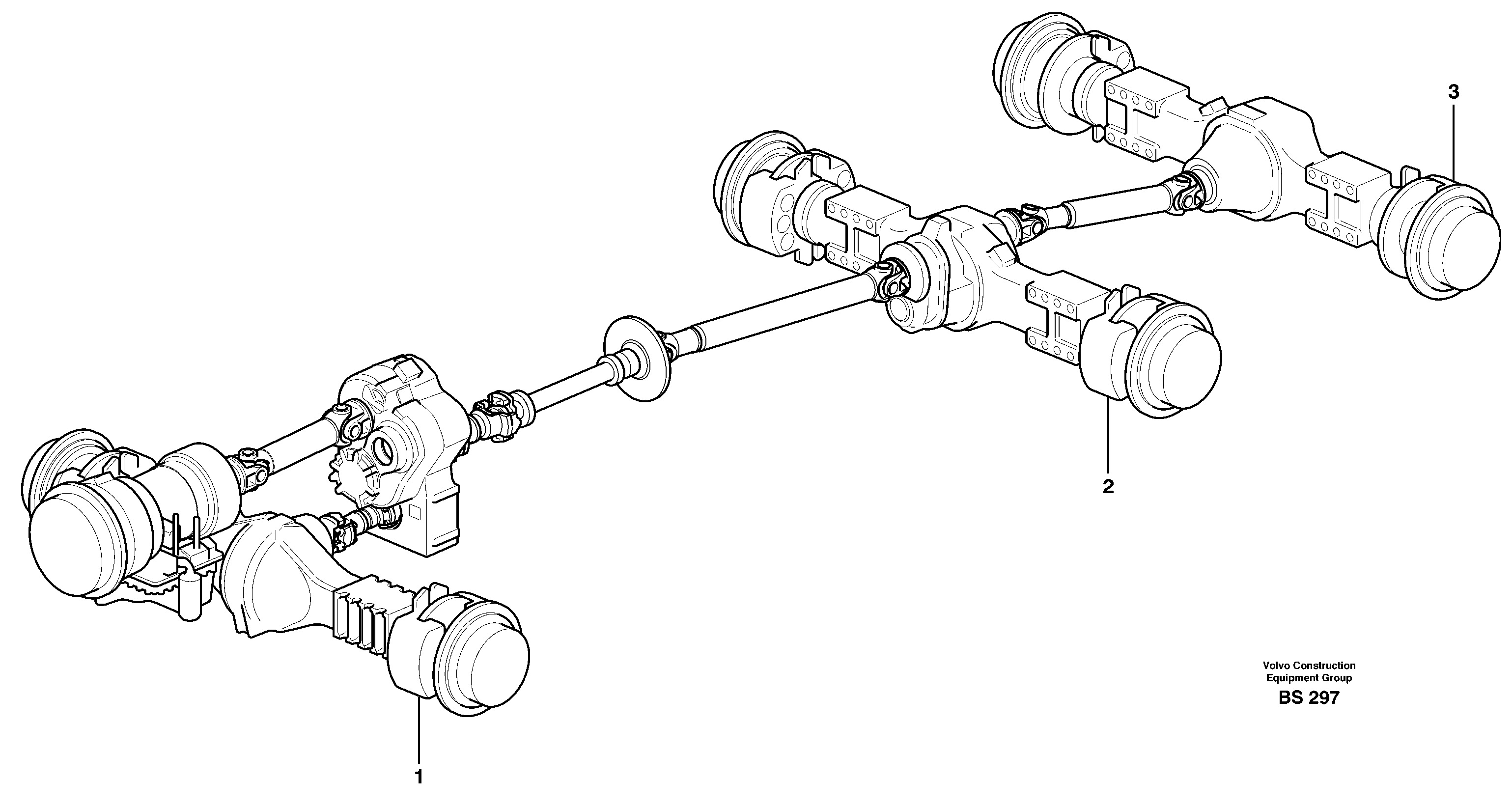 Brake / planetary shaft — volvo parts diagram